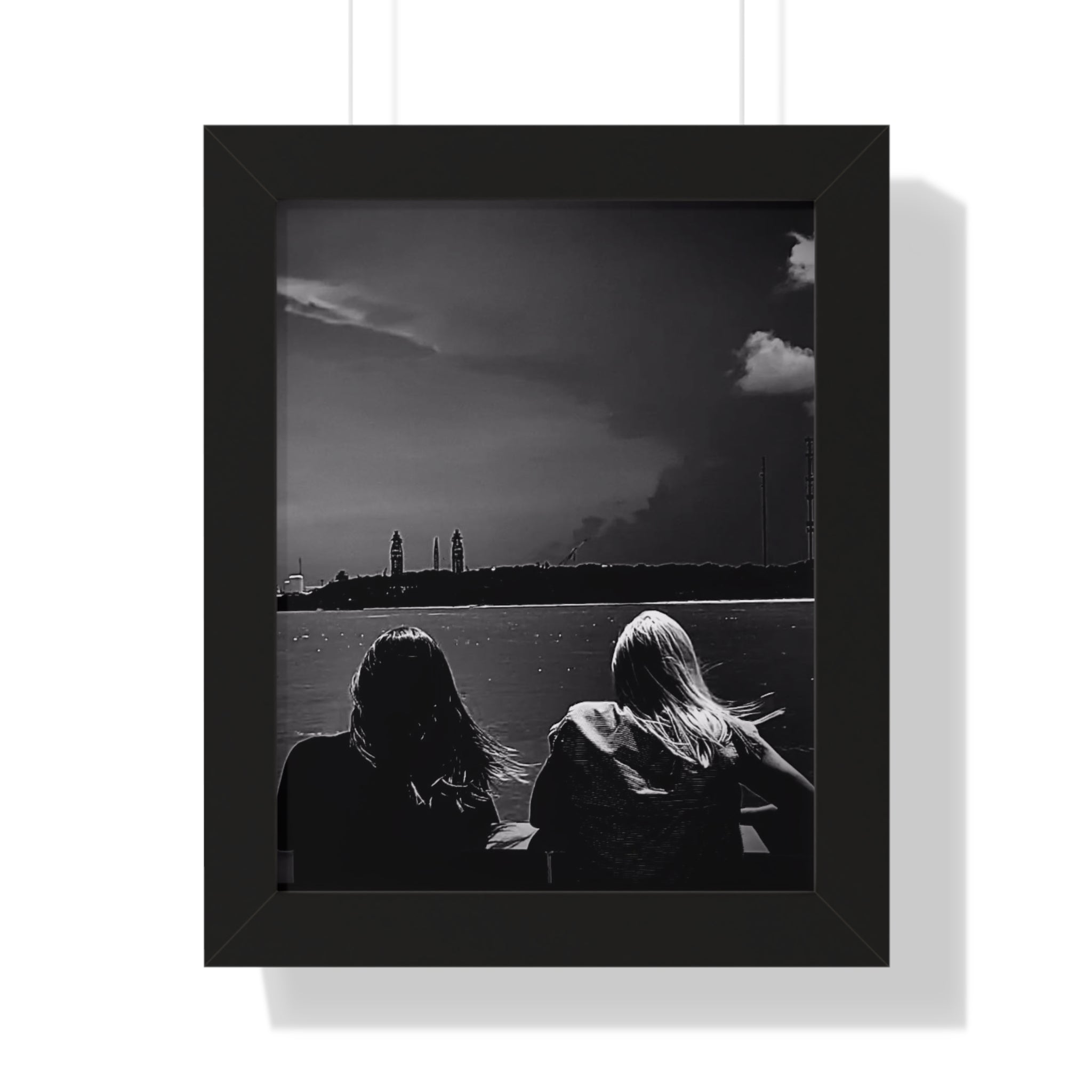 Framed 11" x 14" Ferry Ride Vertical Poster
