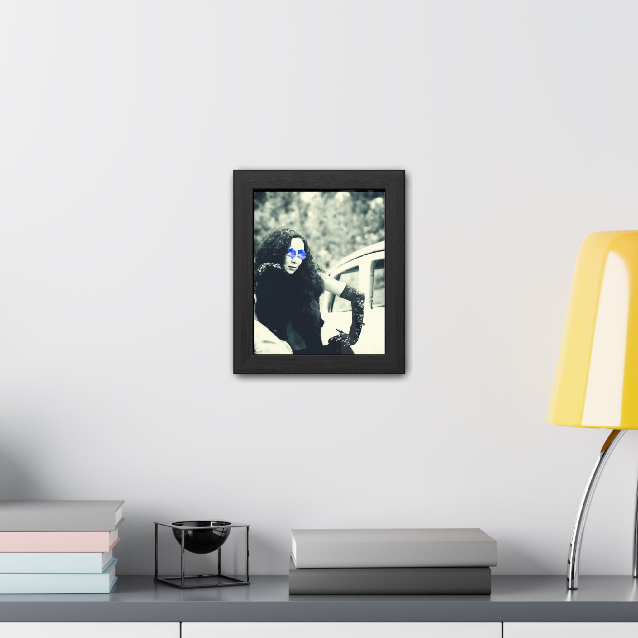 Digital Collage Framed