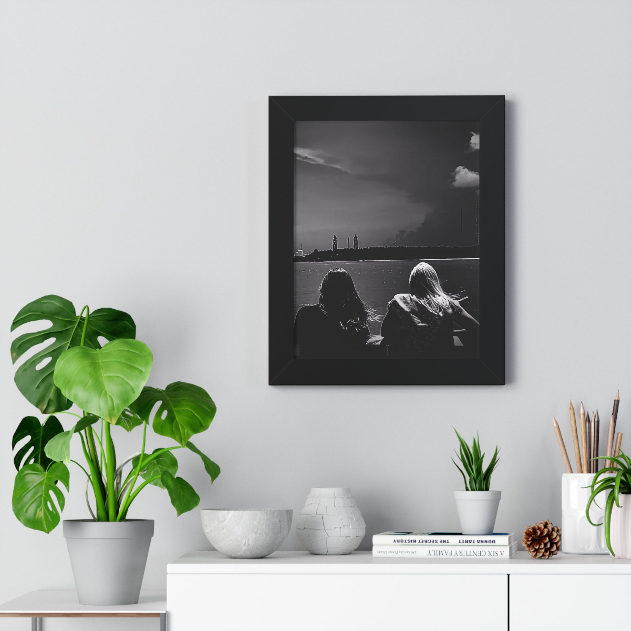 Framed 11" x 14" Ferry Ride Vertical Poster