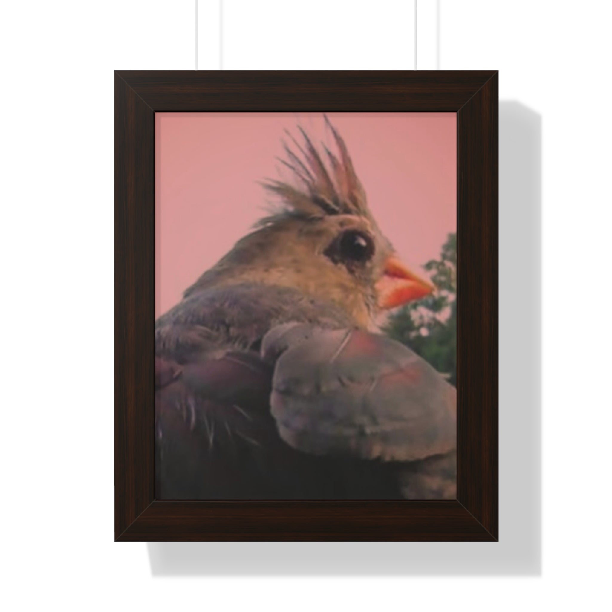 Framed Bird Vertical Poster