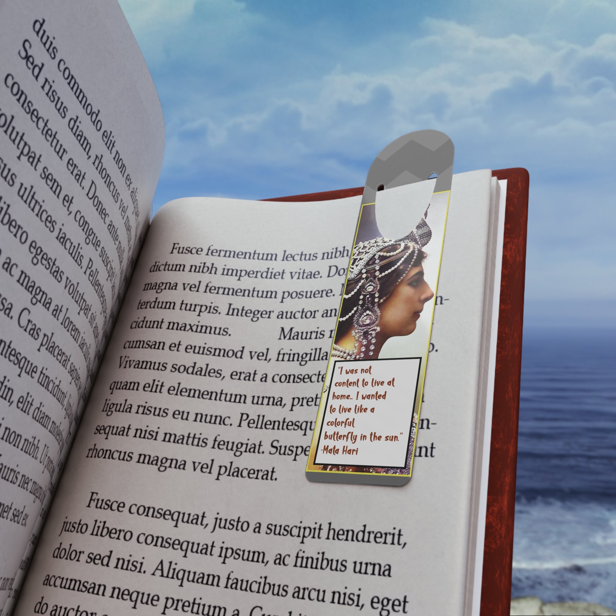 Vintage Woman Mata Hari Bookmark