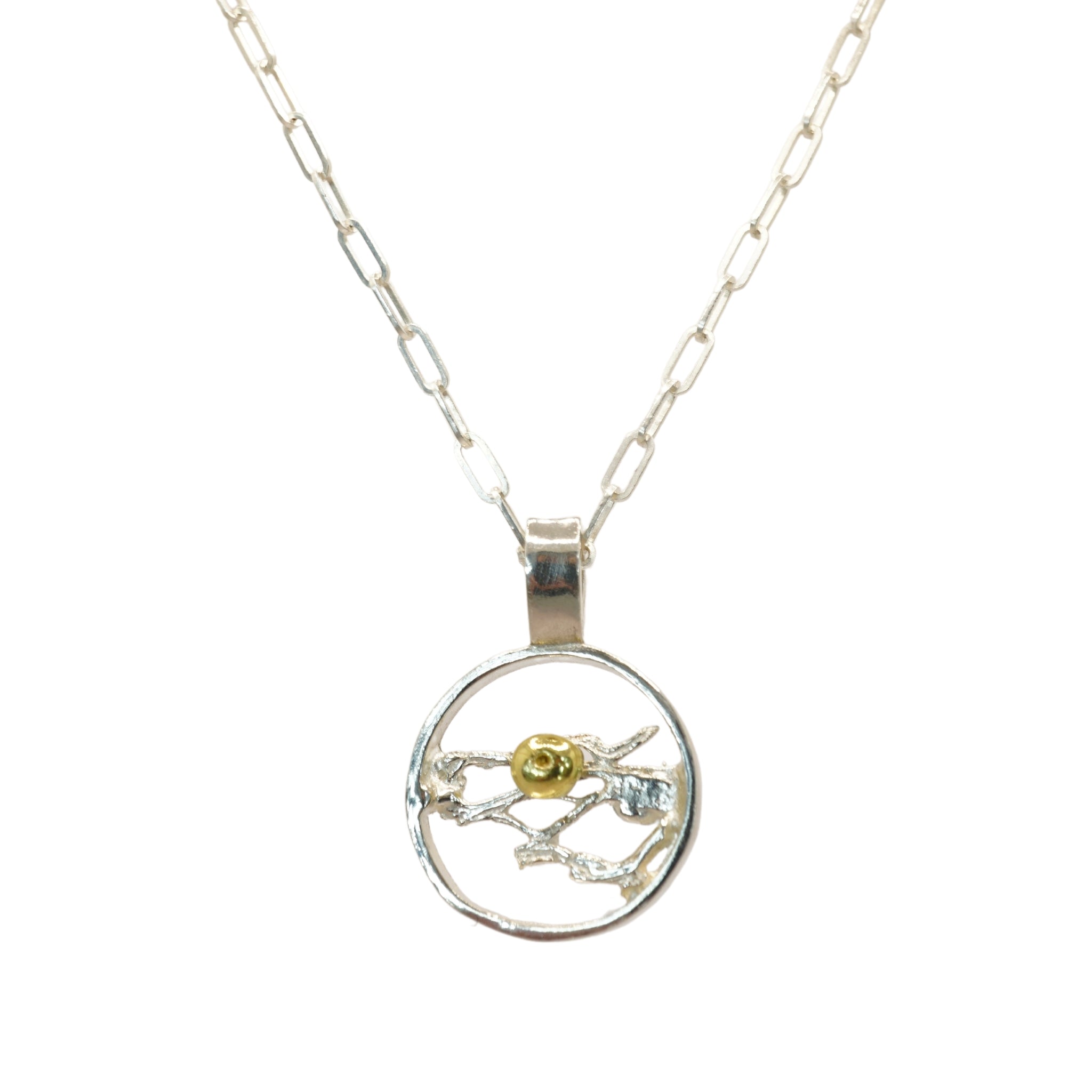 Botanical Sterling Silver Necklace