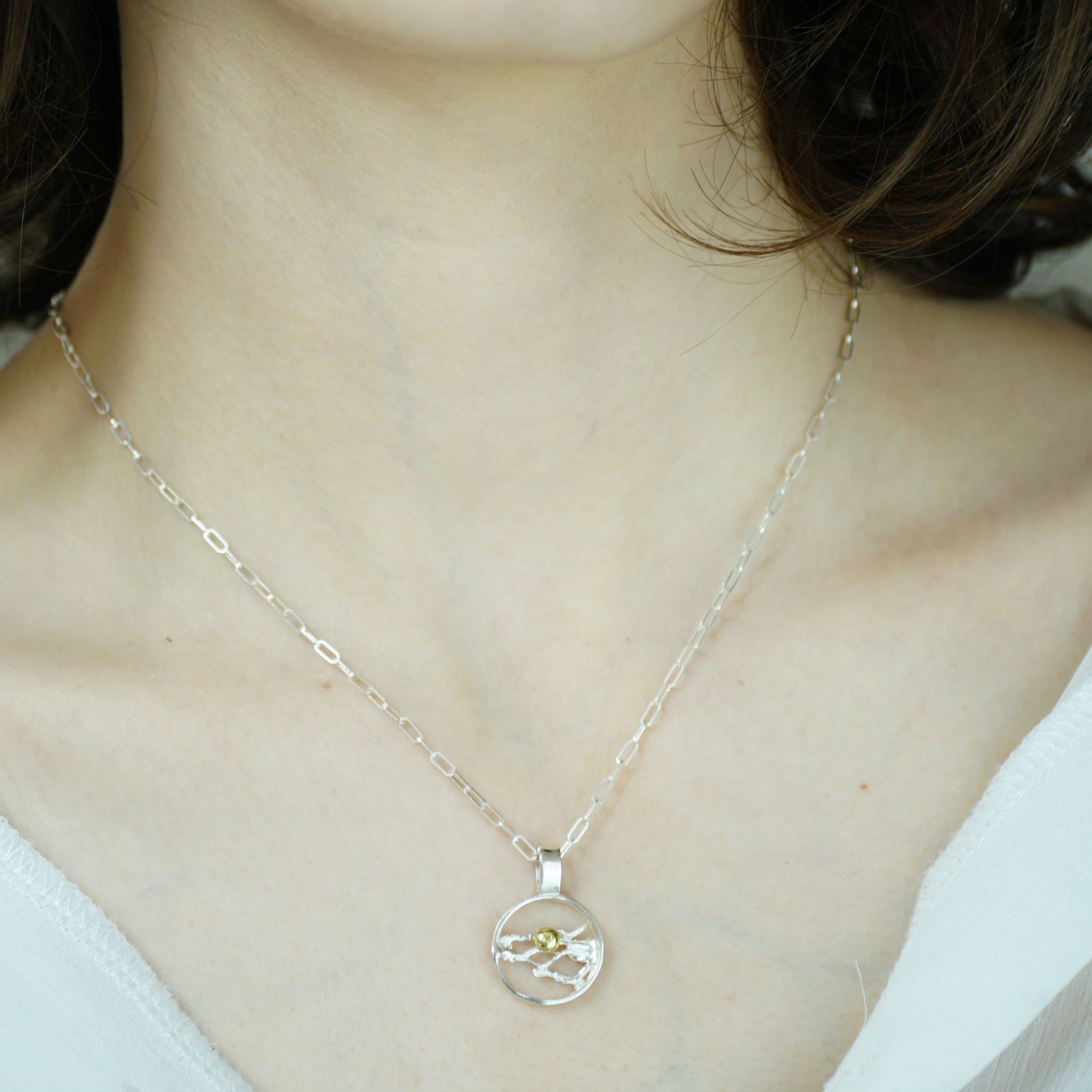 Botanical Sterling Silver Necklace
