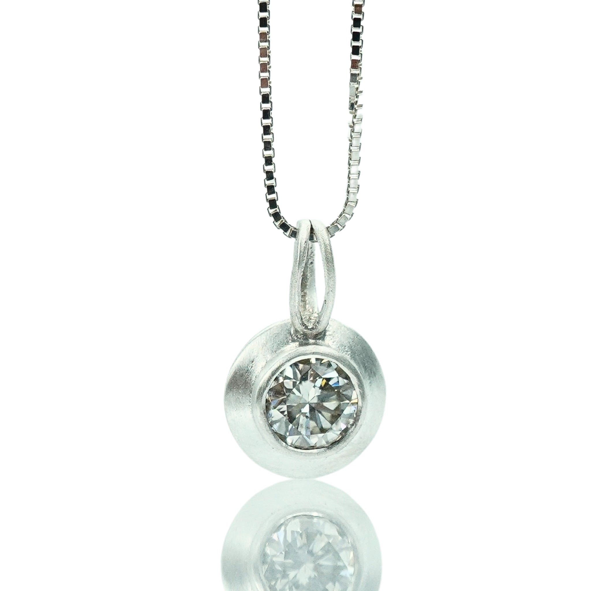 Roman Inspired Moissanite Necklace