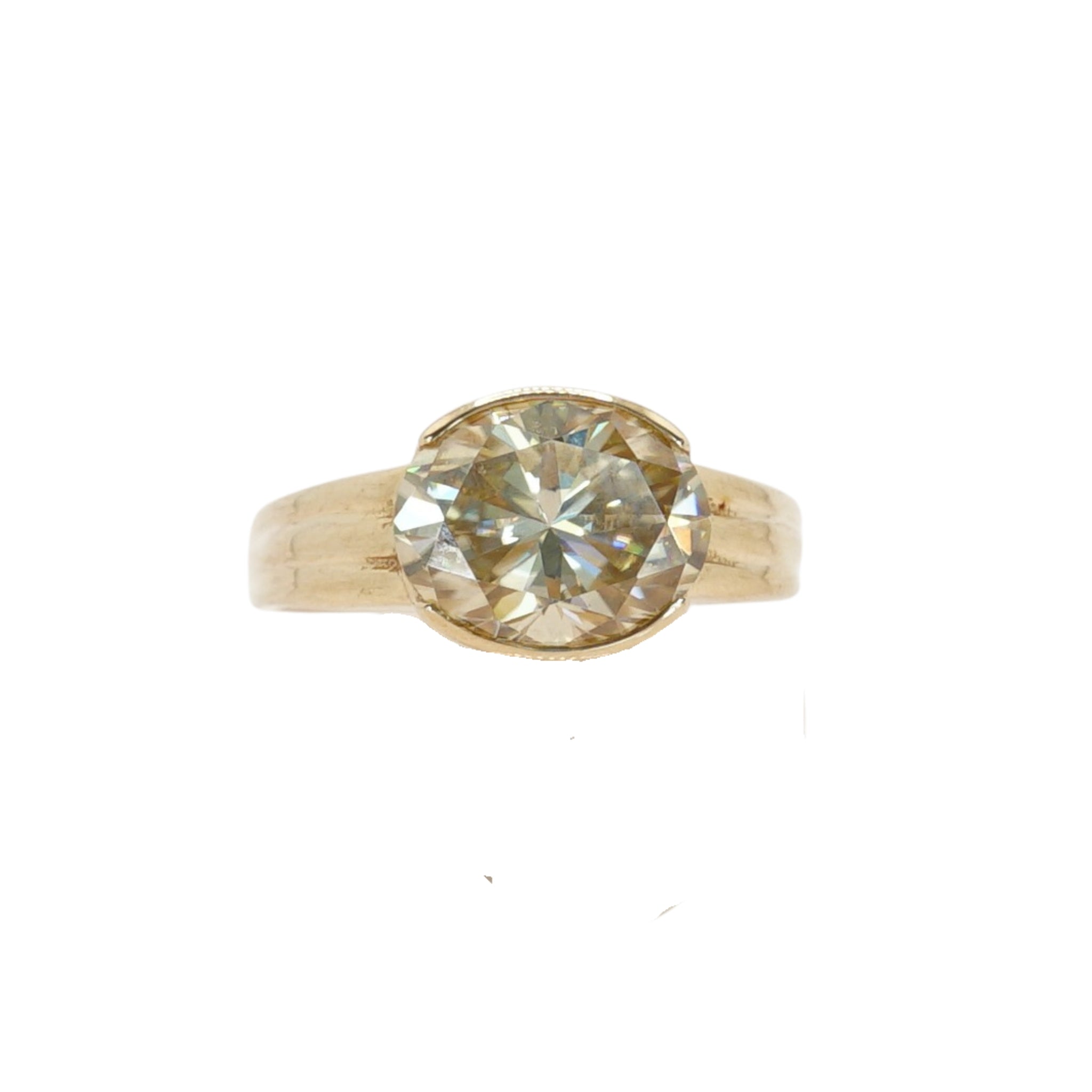 10K Moissanite Ring