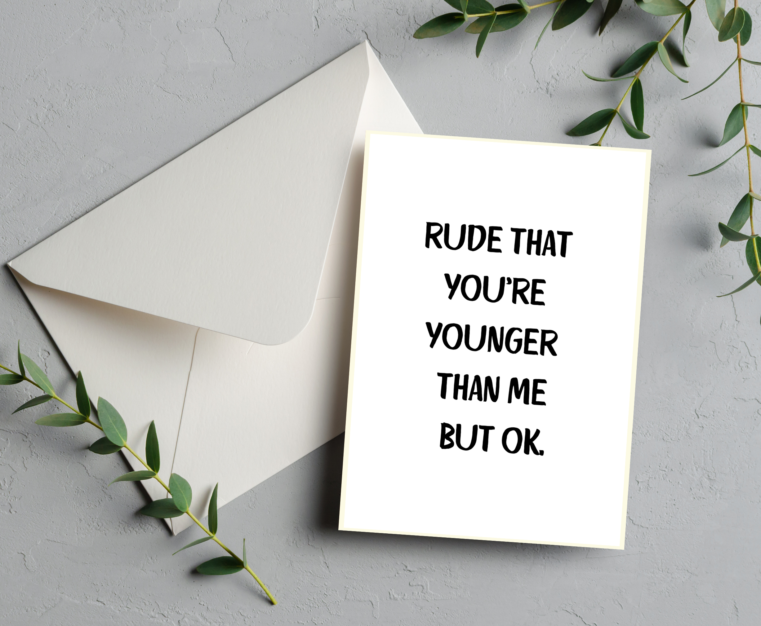 Rude Birthday Card