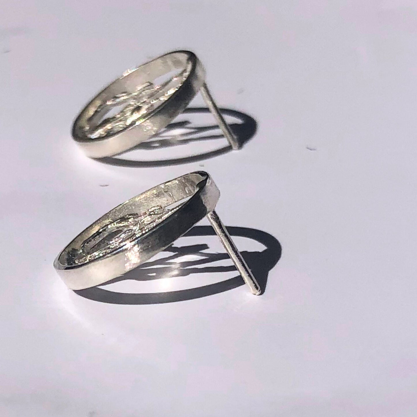 Sterling Silver Cactus Bone Earrings