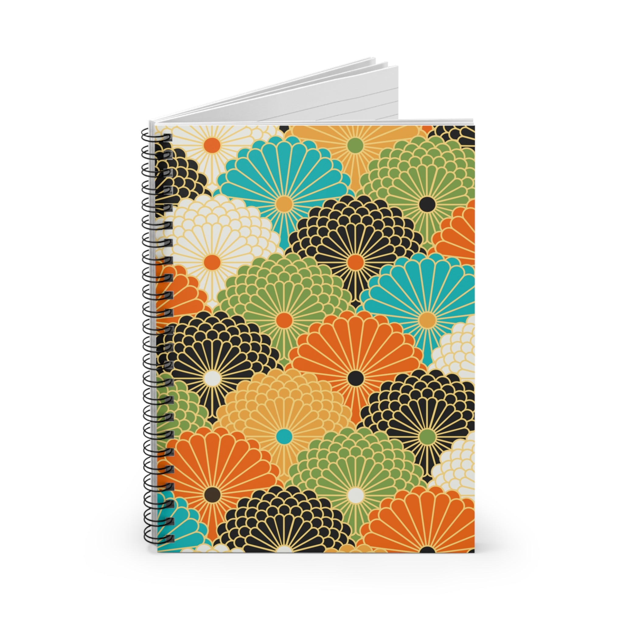 Spiral Notebook - Kimono Design Ruled Line