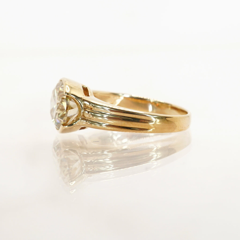 10ky gold Moissanite ring - Recio Design