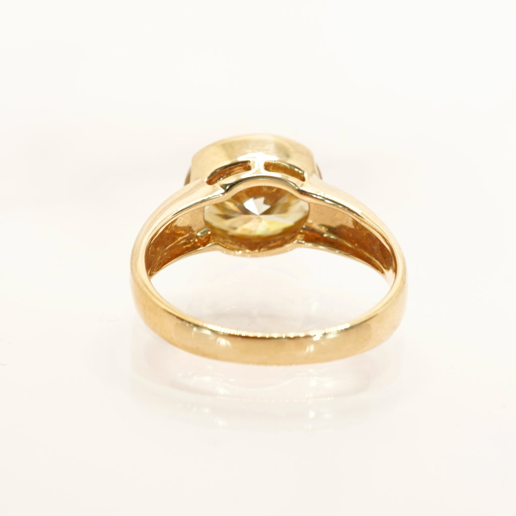 10ky gold Moissanite ring - Recio Design