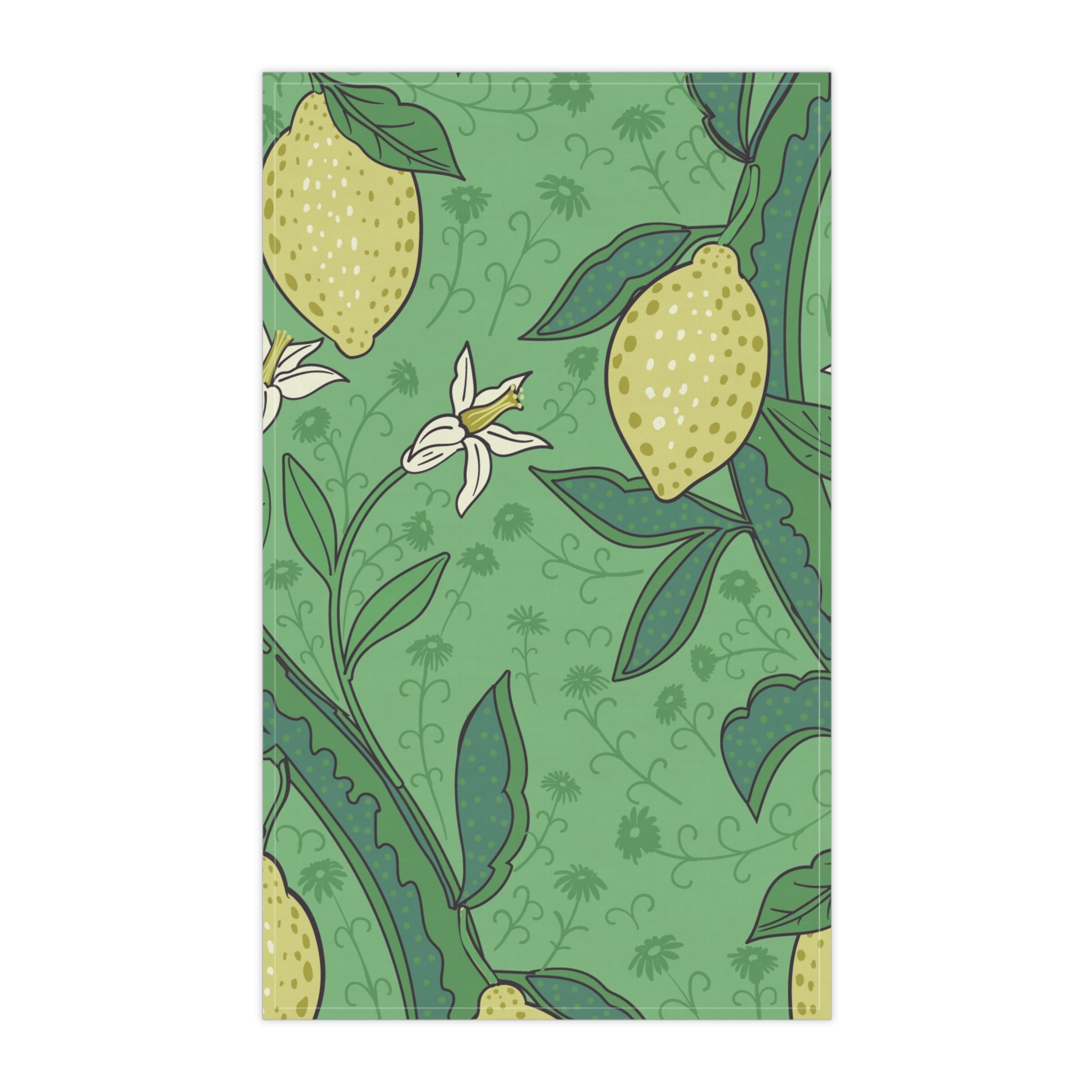 Lemon Green Kitchen Towel