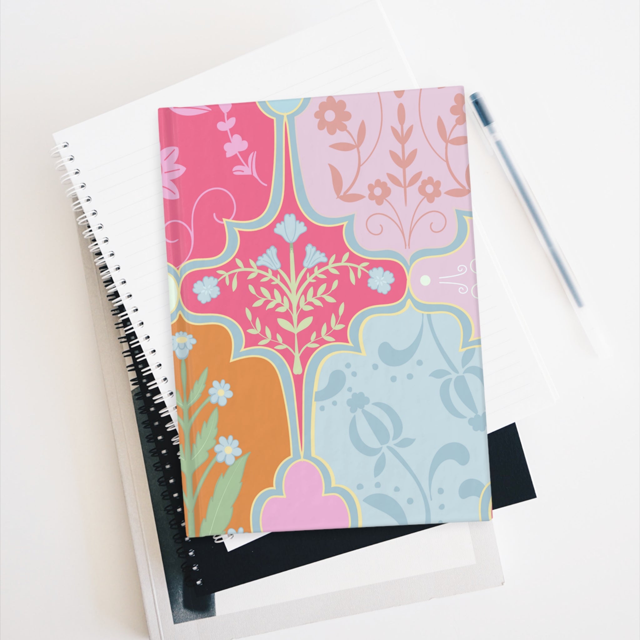 Journal with Patchwork Design