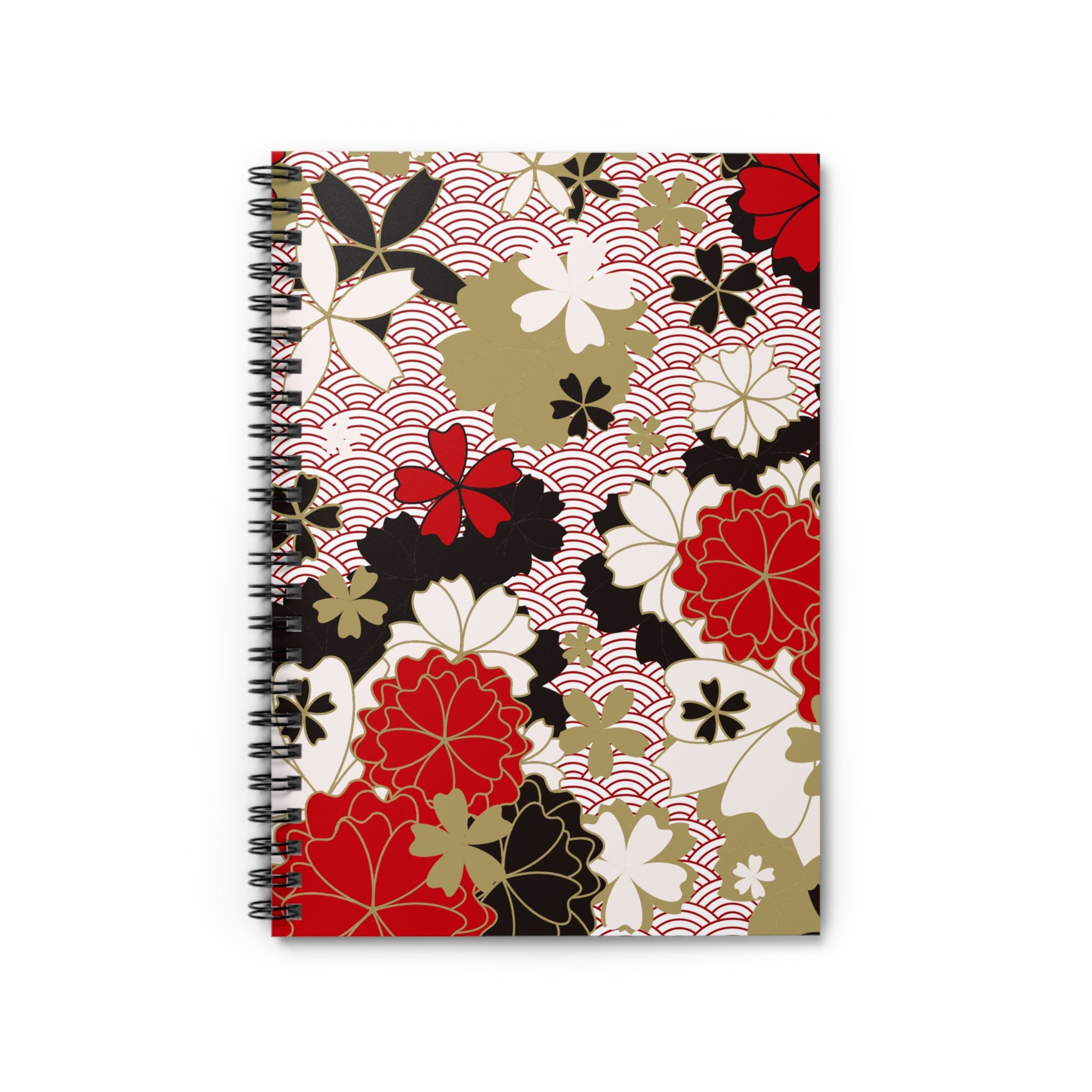 Spiral Notebook - Kimono Design 2 Ruled Line