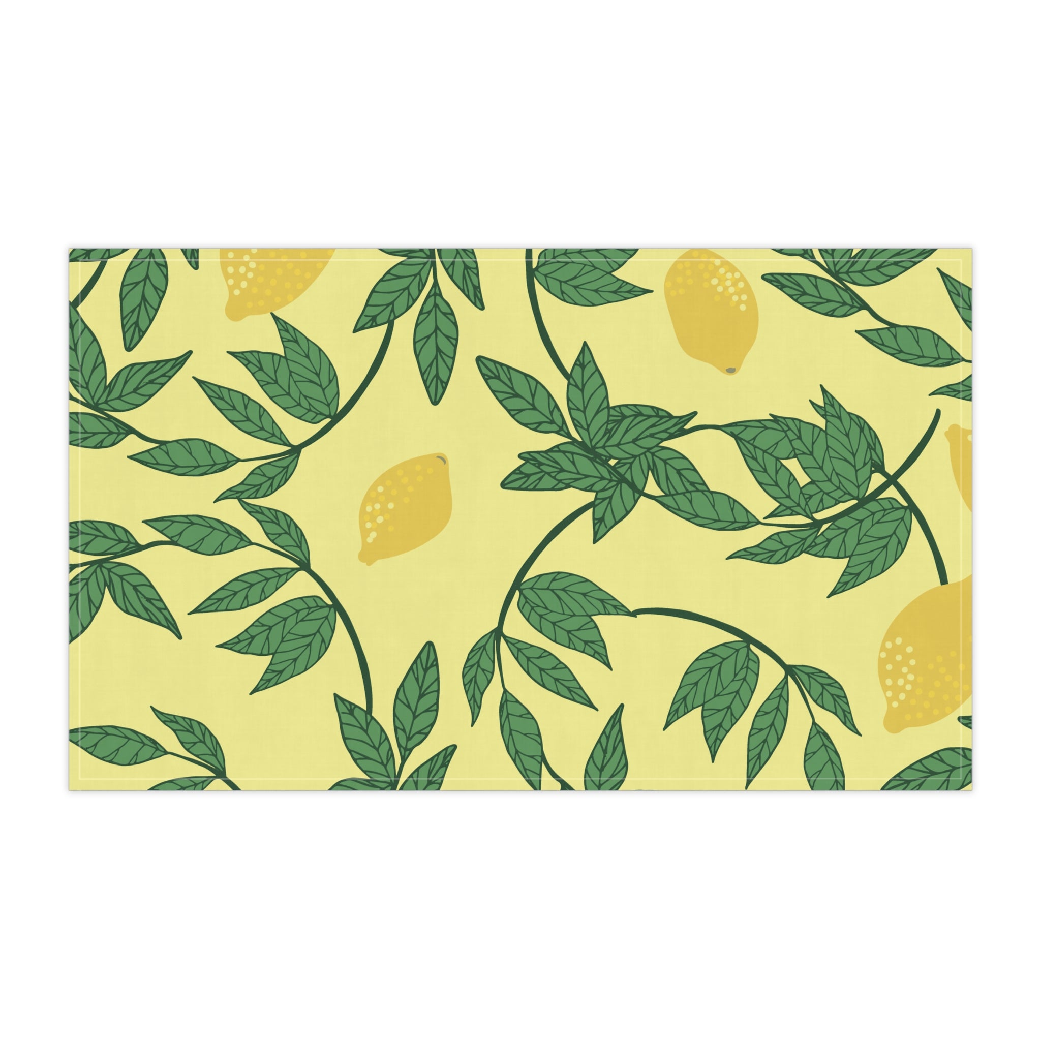 Lemon Yellow Kitchen Towel