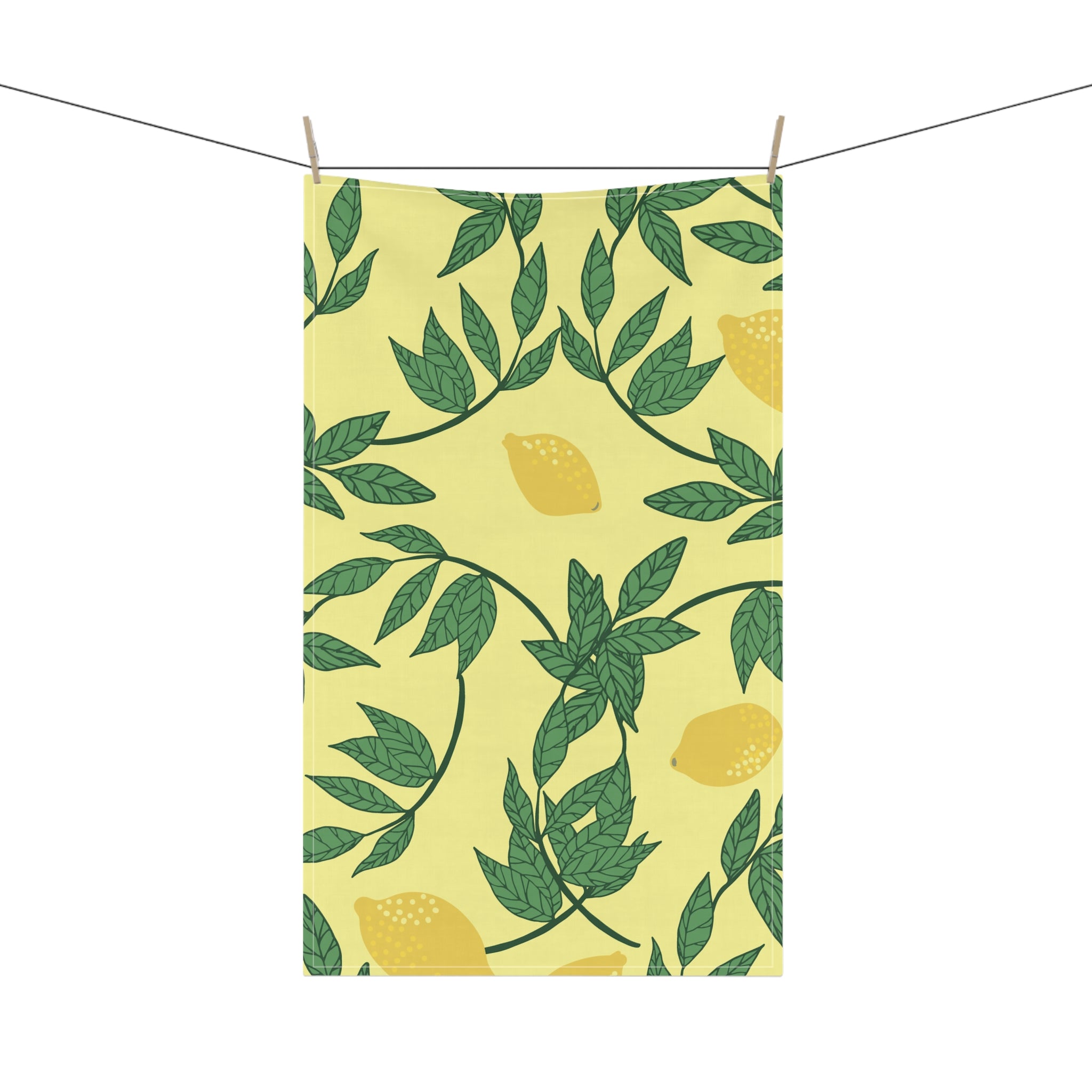 Lemon Yellow Kitchen Towel