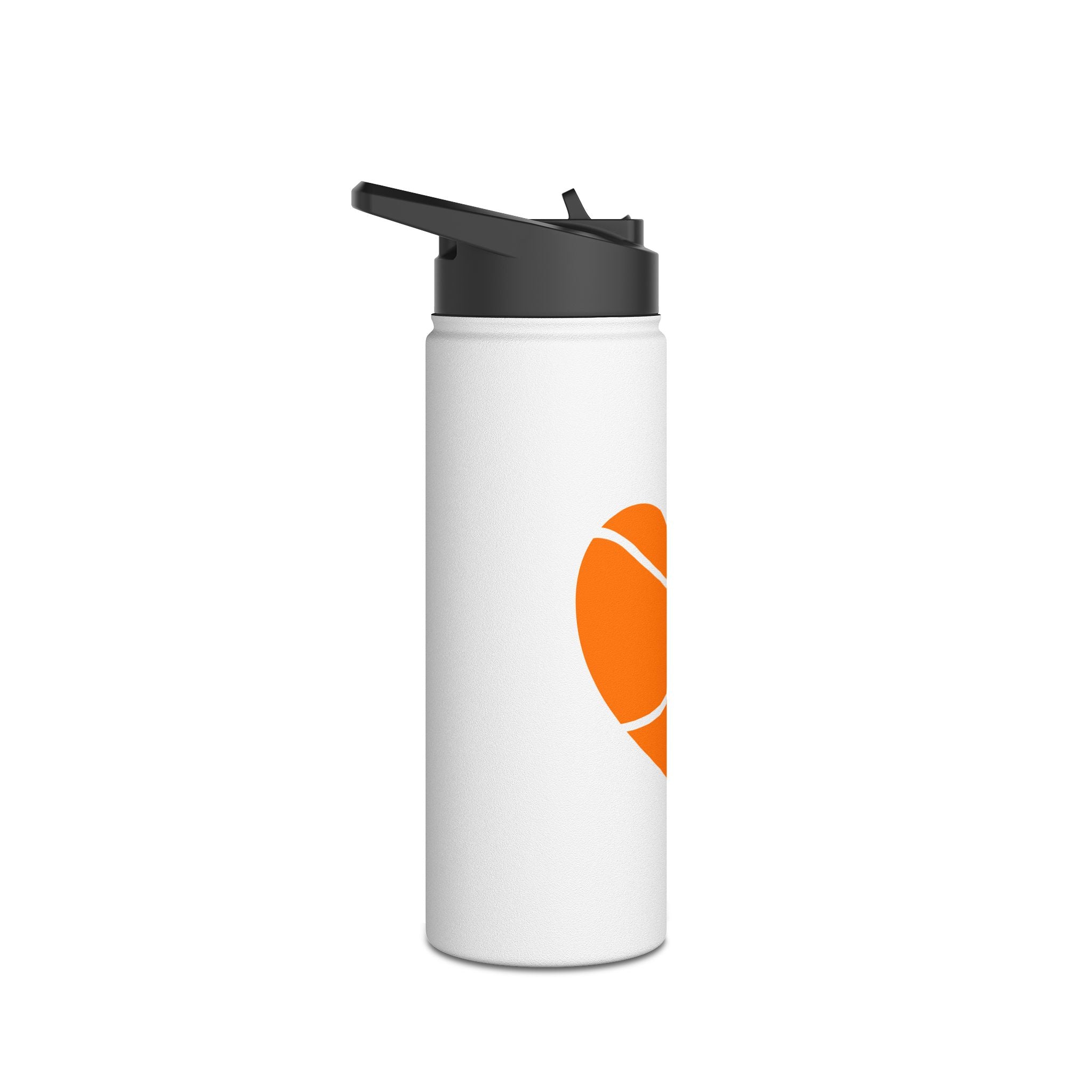 Basketball Love Stainless Steel Water Bottle, Standard Lid