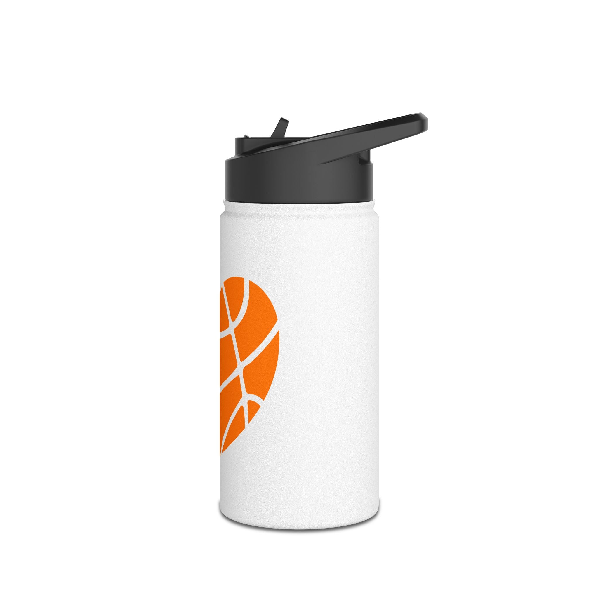 Basketball Love Stainless Steel Water Bottle, Standard Lid