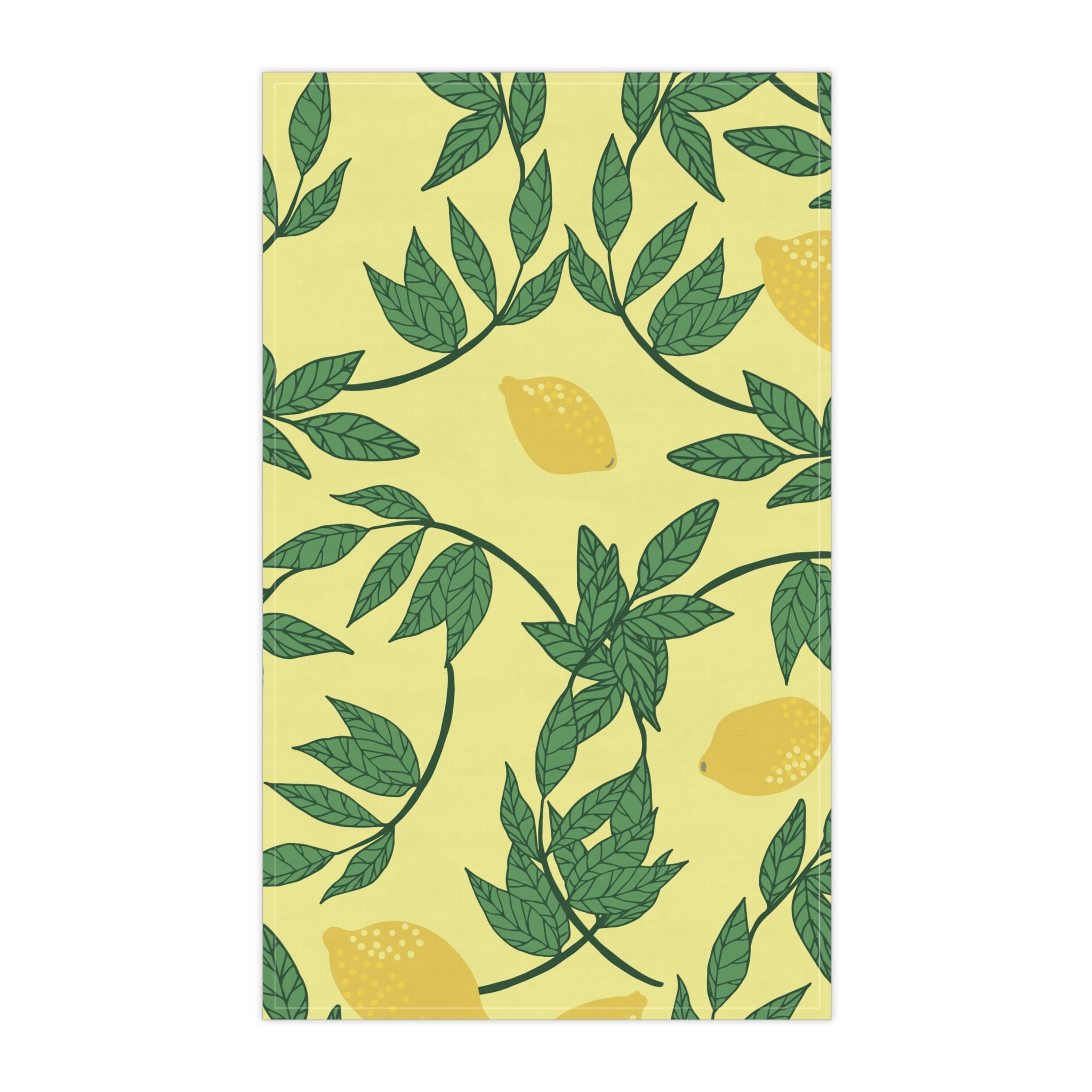 Lemon Yellow Kitchen Towel