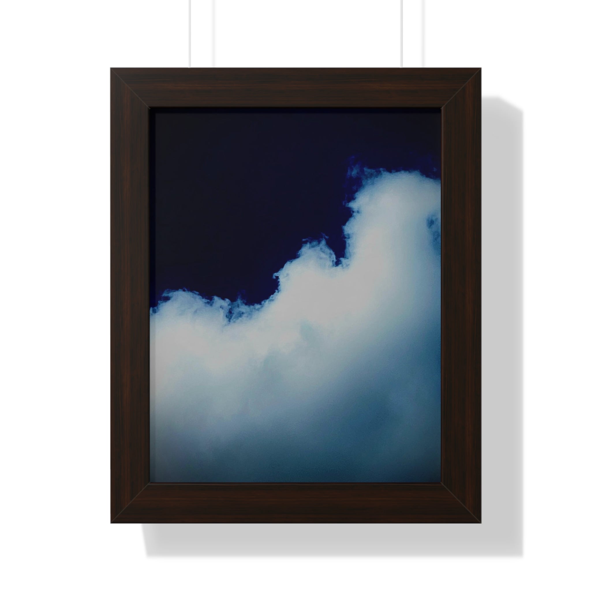 Framed 11" x 14" Cloud Poster by Jo Bird