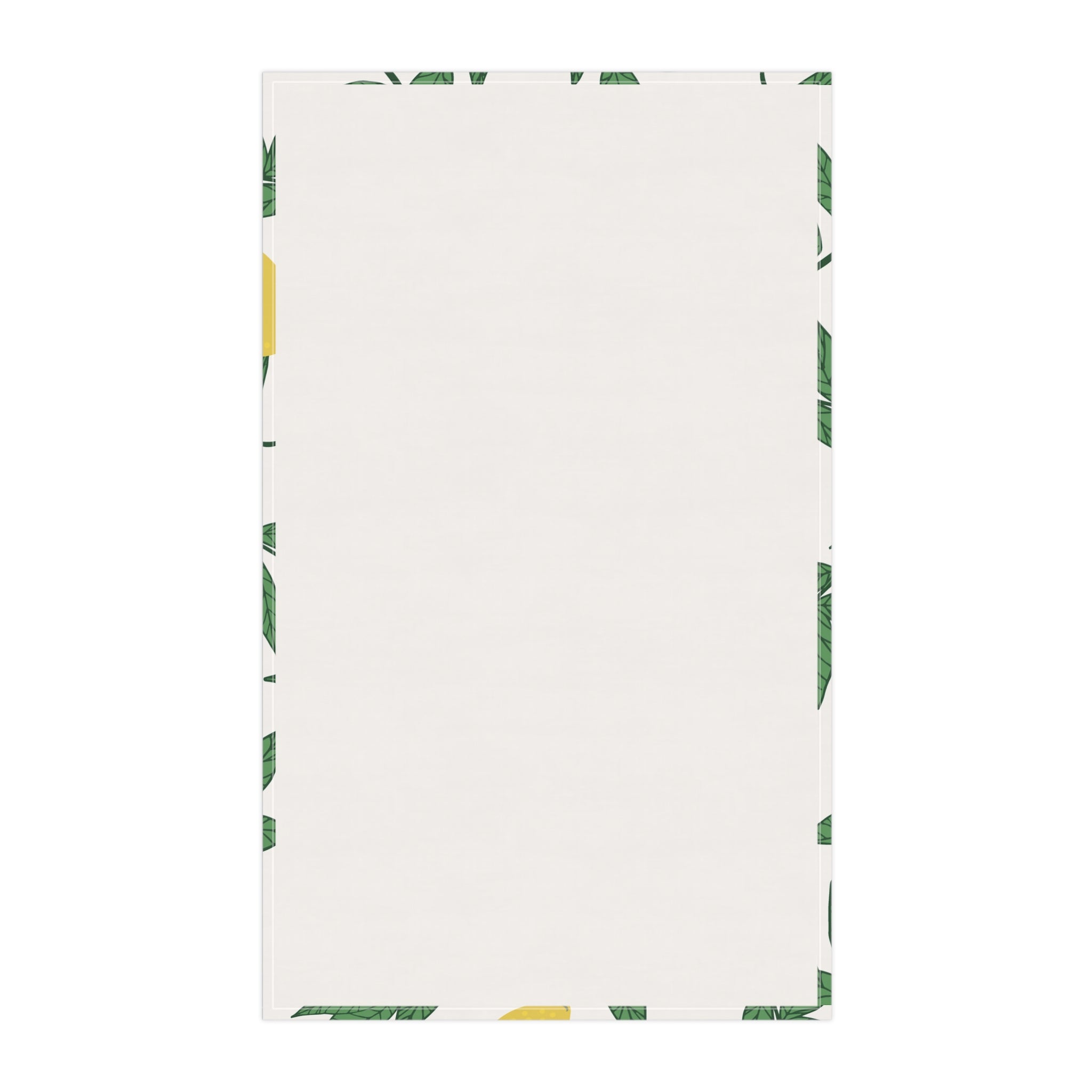 Lemon  White Kitchen Towel