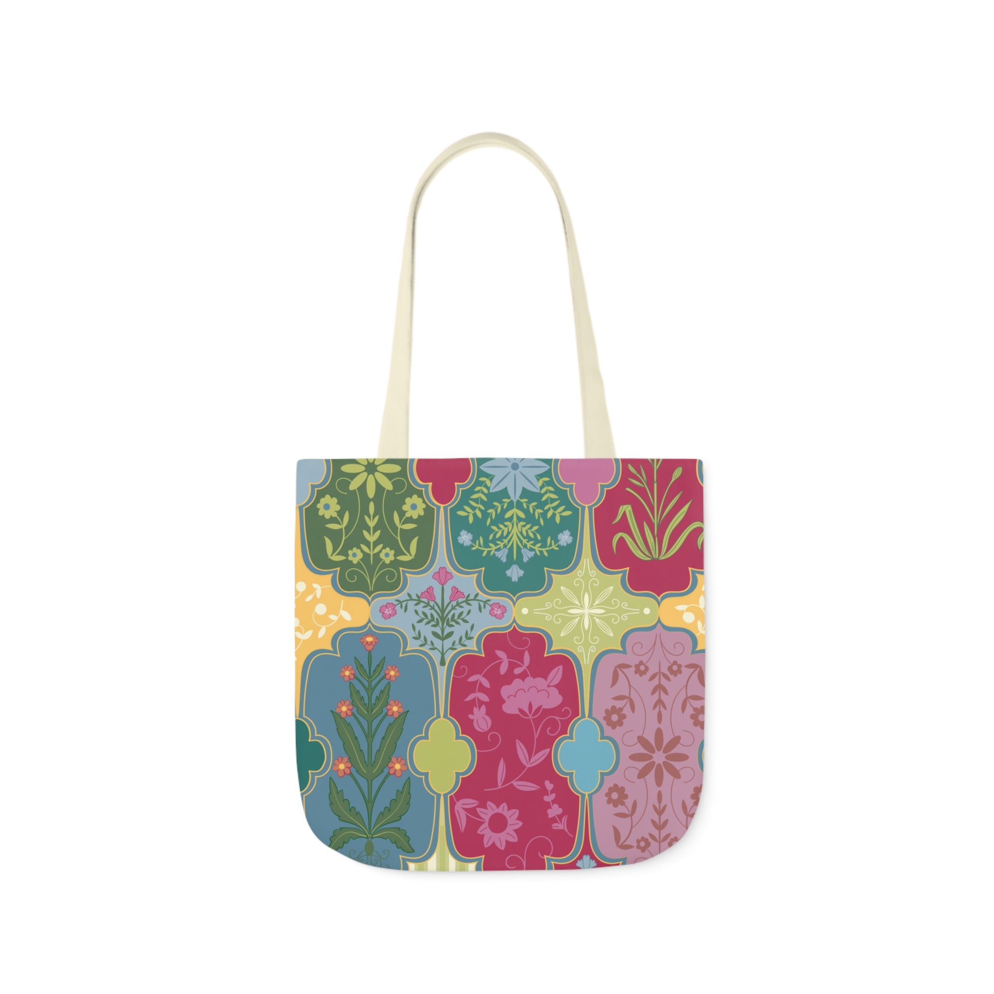 Patchwork Canvas Tote Bag