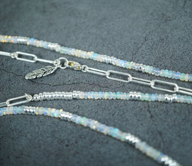 Handmade Boho Opal Convertible Bracelet