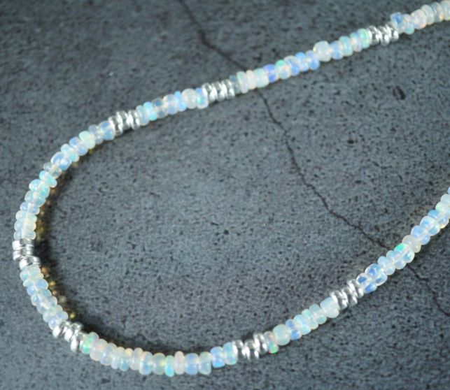 Combo Opal Necklace and Bracelet