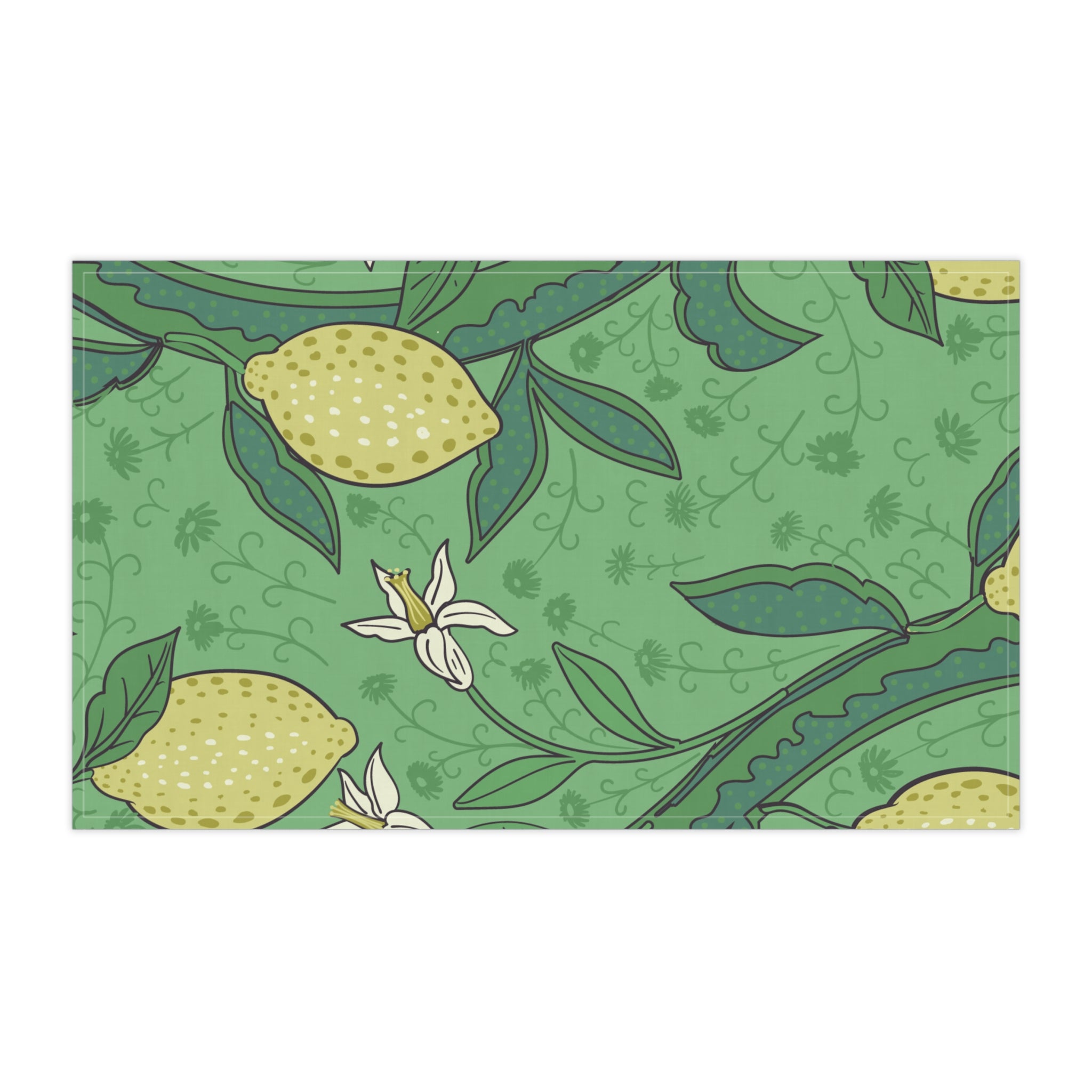 Lemon Green Kitchen Towel