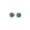 Green Moissanite Studs