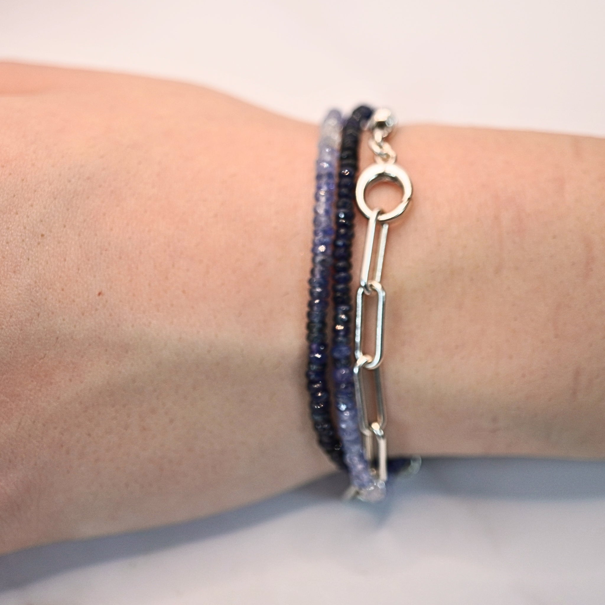 Sapphire Wrap Bracelet