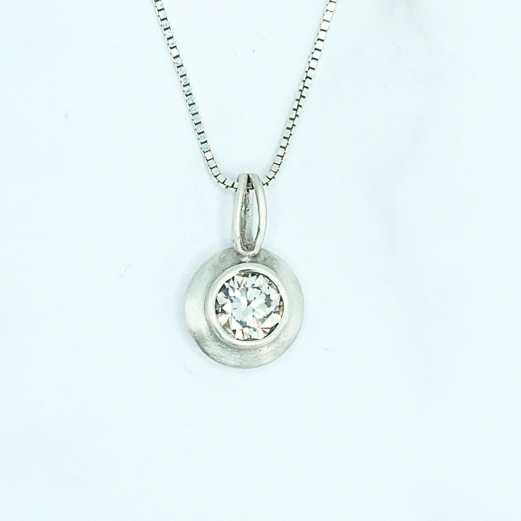 Roman Inspired Moissanite Necklace