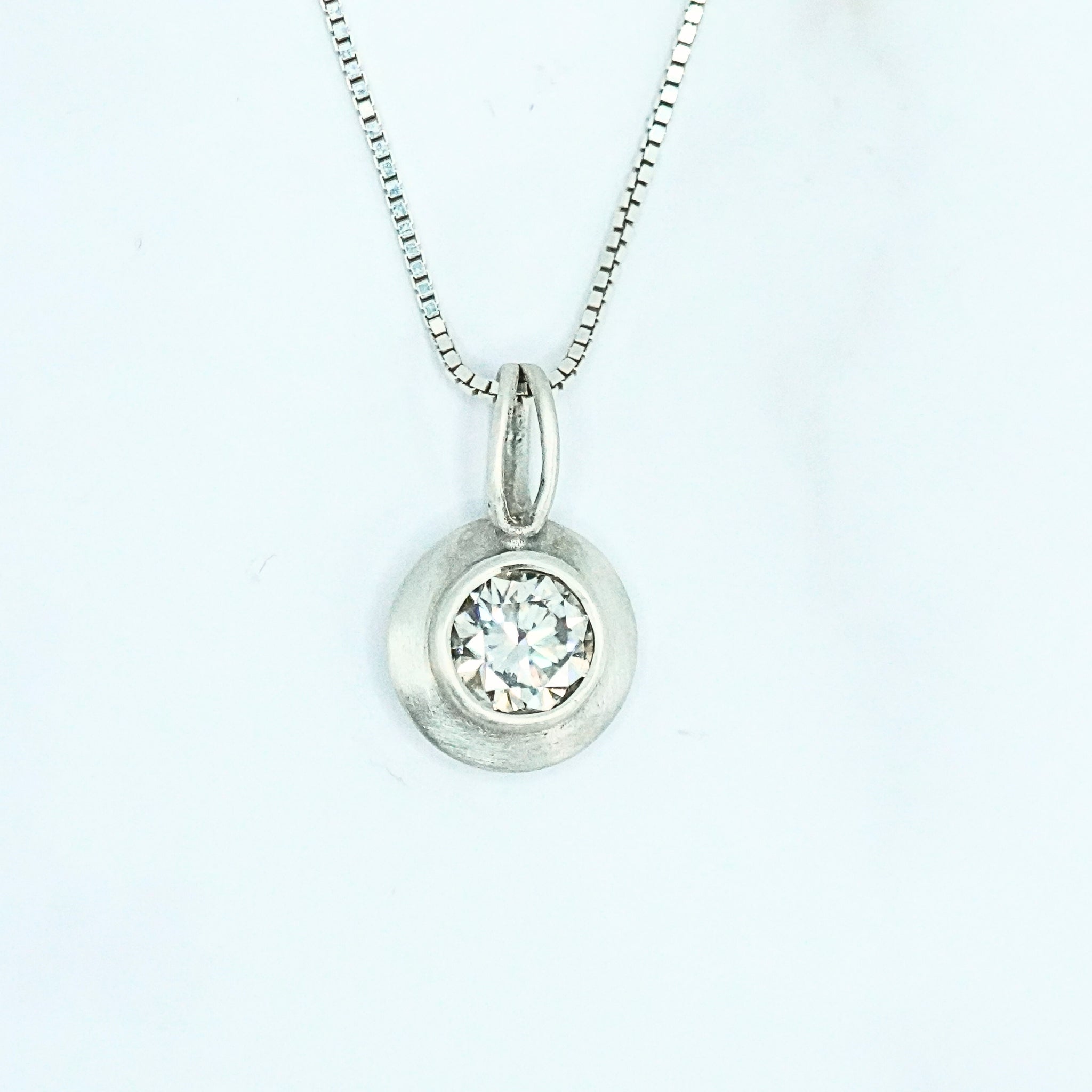 Roman Inspired Moissanite Necklace