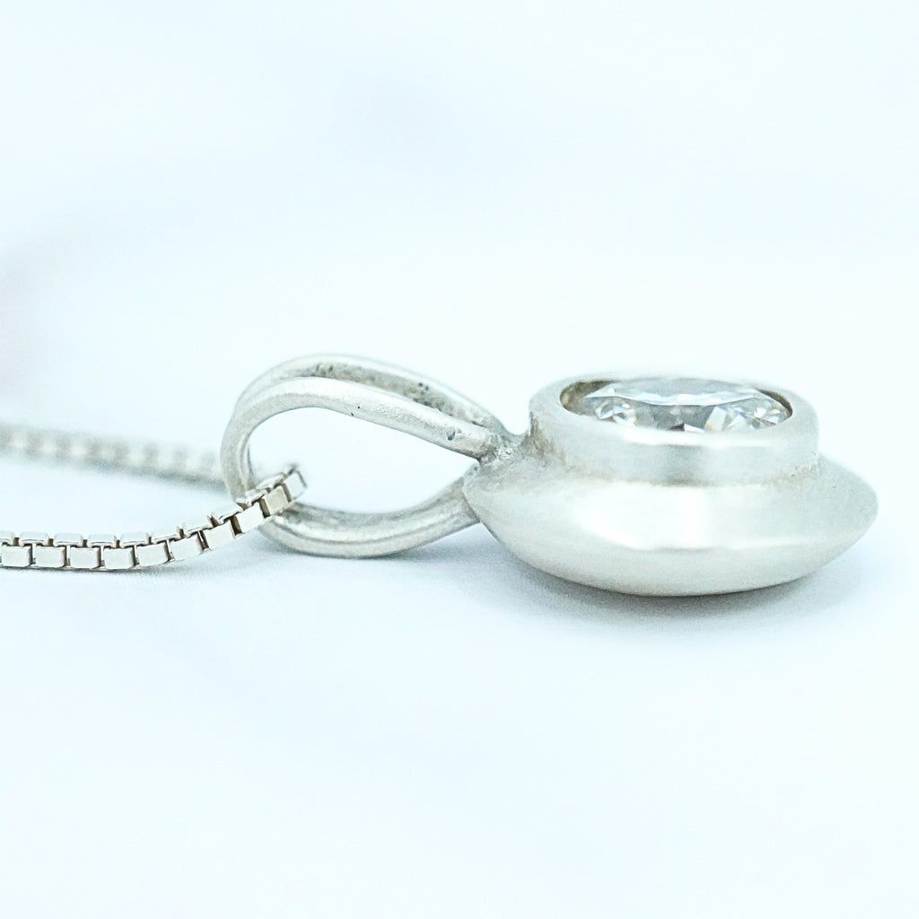 Roman Inspired Moissanite Necklace