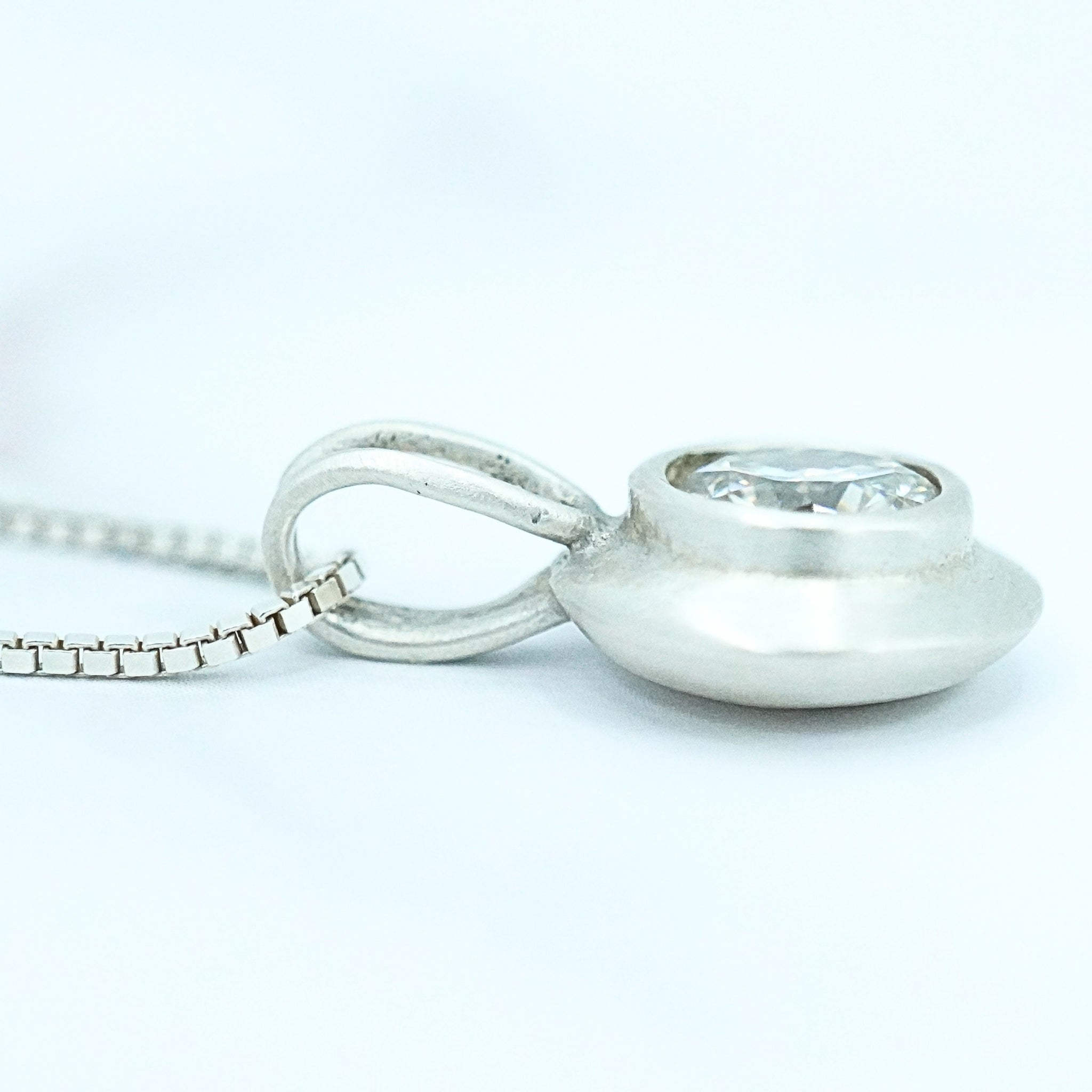 Roman Inspired Moissanite Necklace