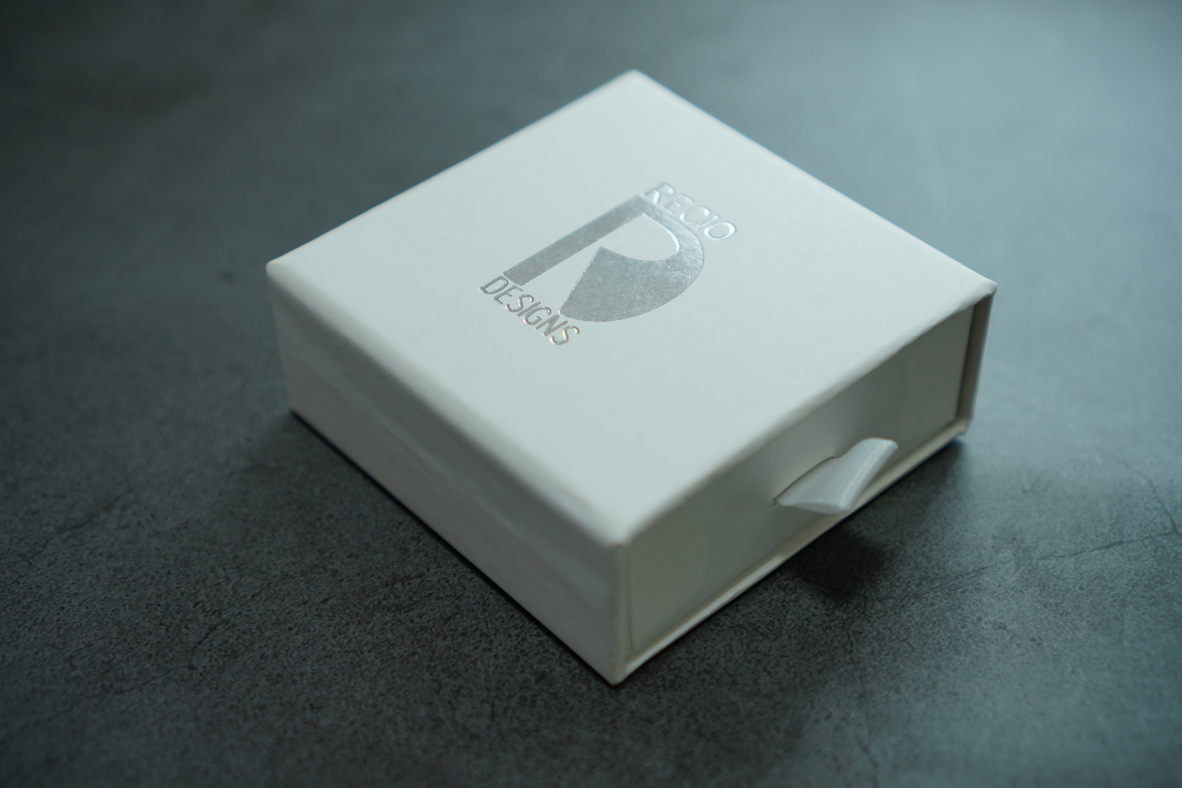 Sterling Silver Opal Trillion Ring