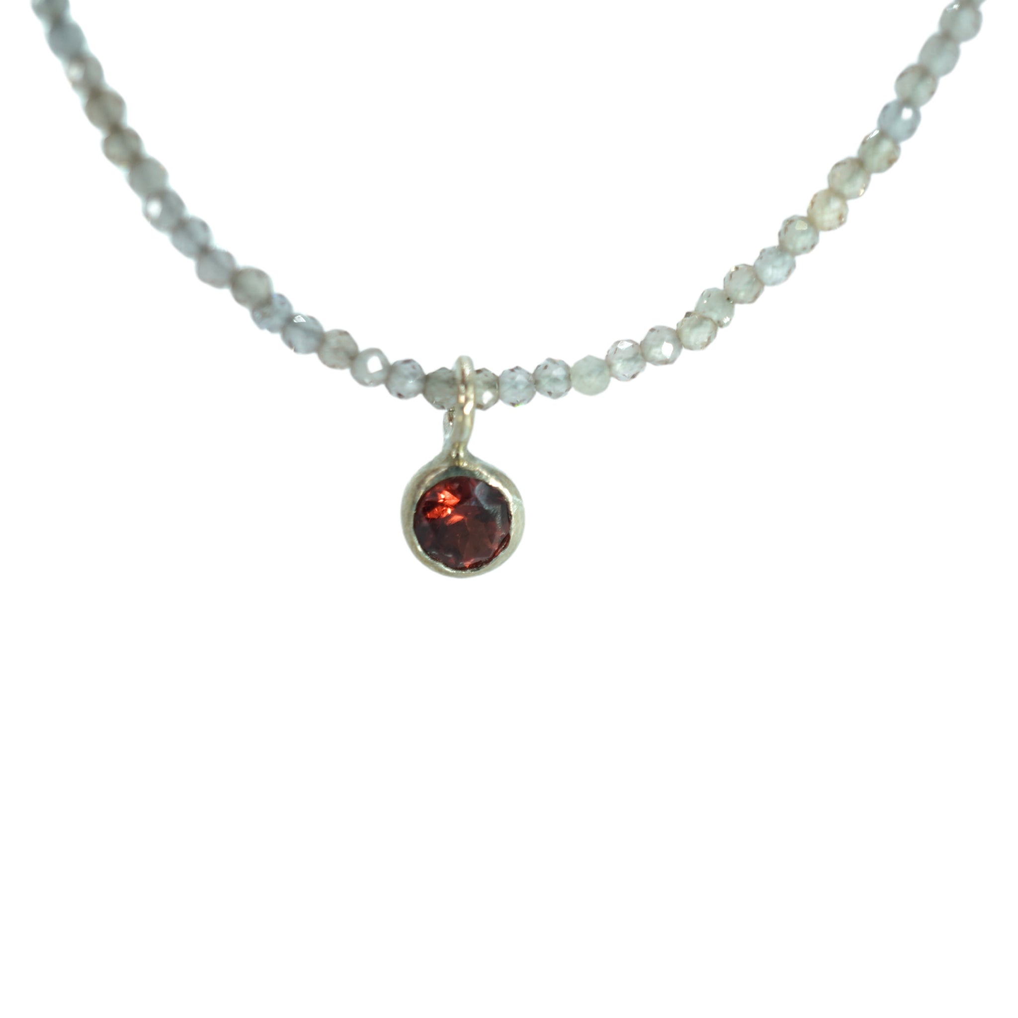 January Garnet Necklace