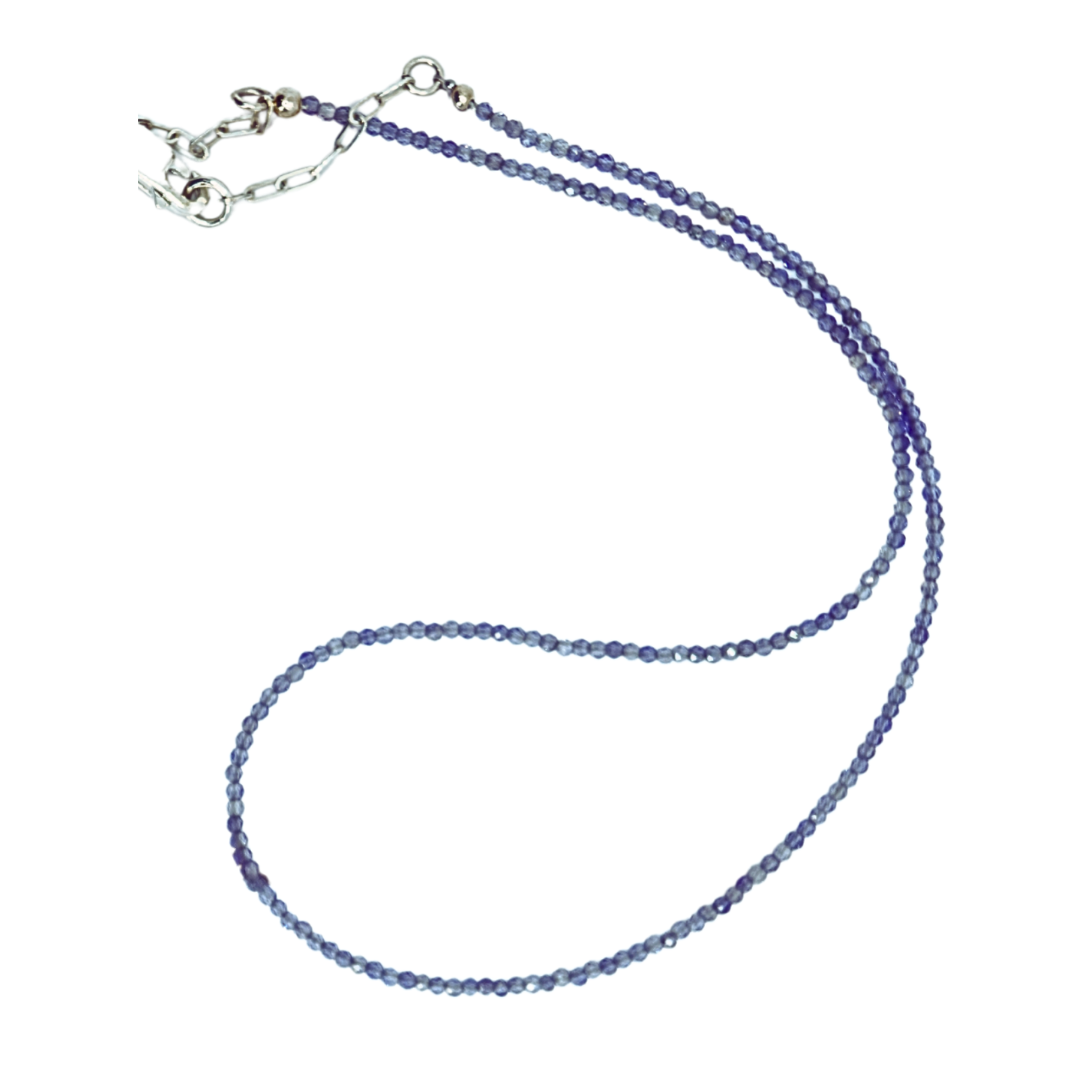 Iolite Gemstone Necklace