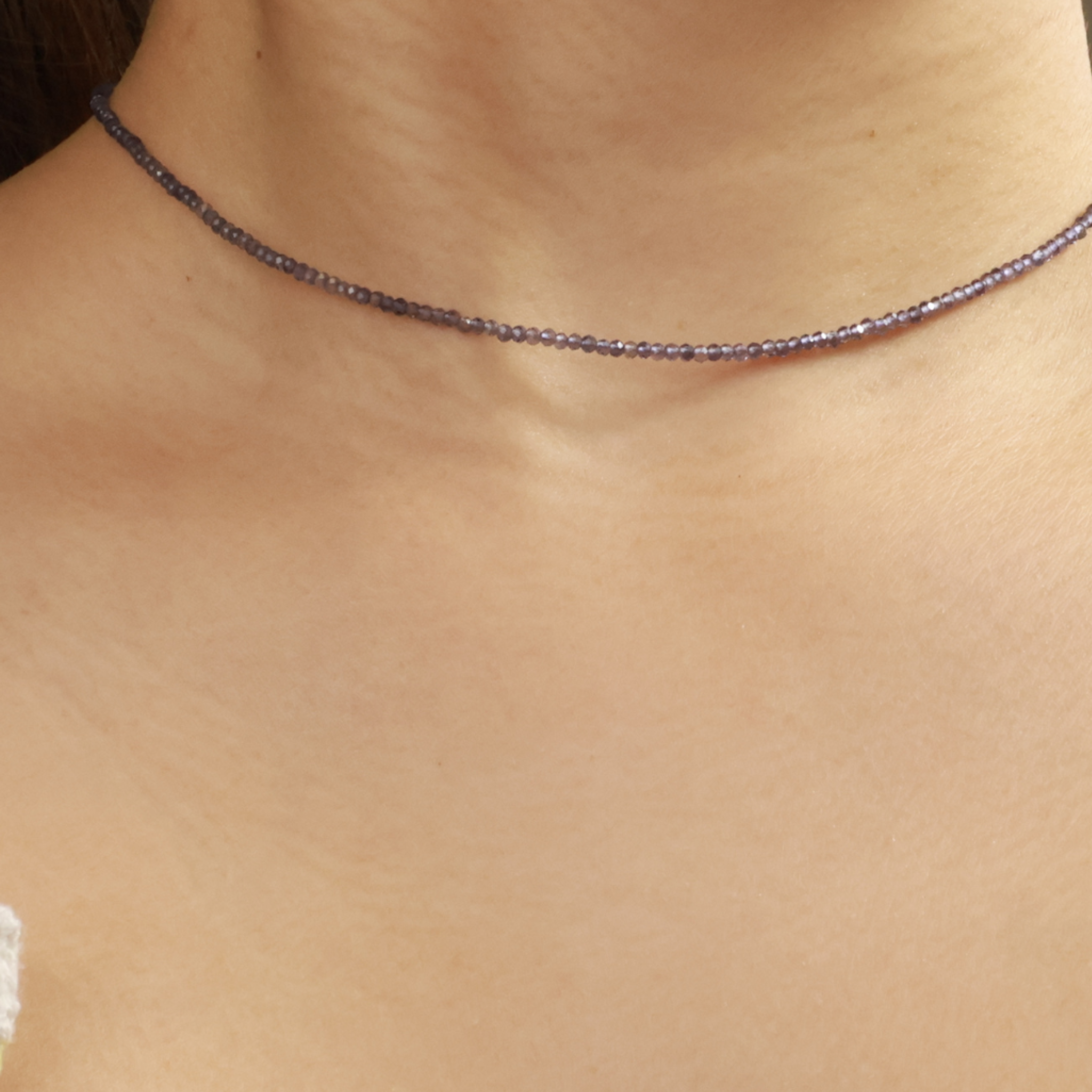 Iolite Gemstone Necklace