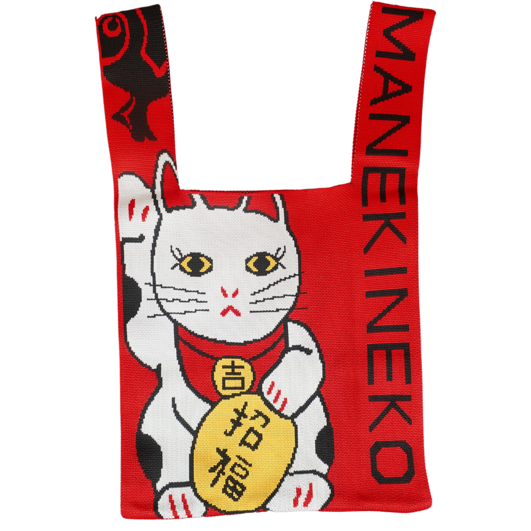 lucky cate tote bag