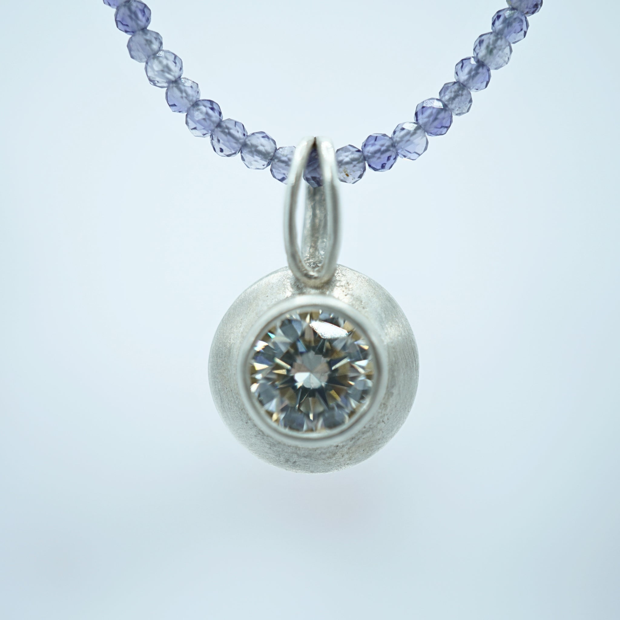 Roman Inspired Moissanite Necklace