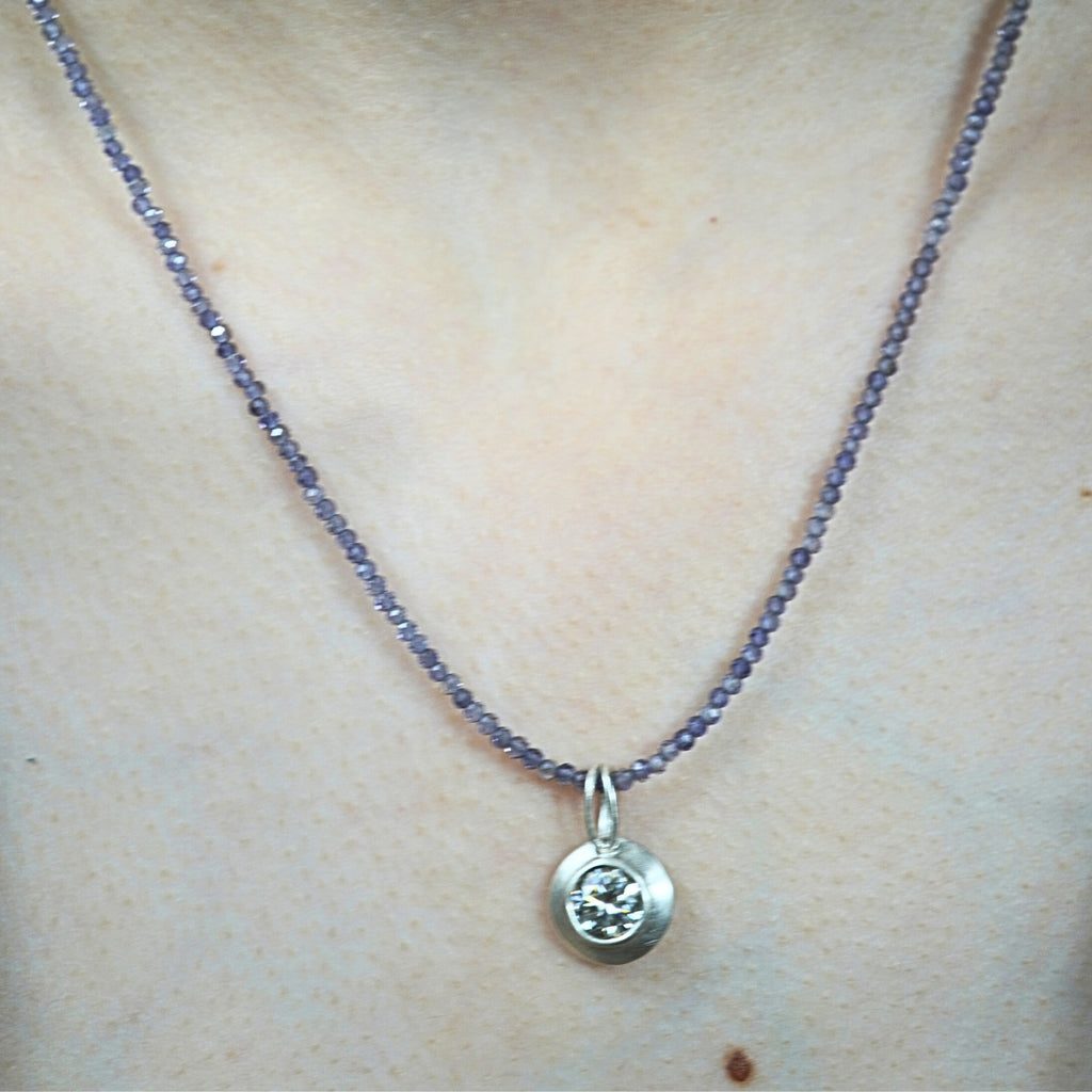 Roman Inspired Moissanite Necklace