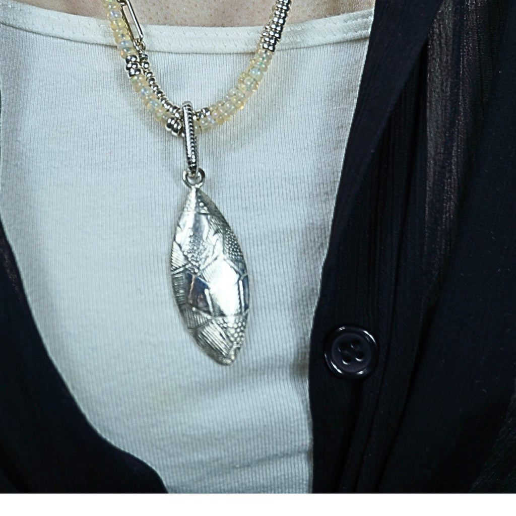 Marquise Silver Pendant