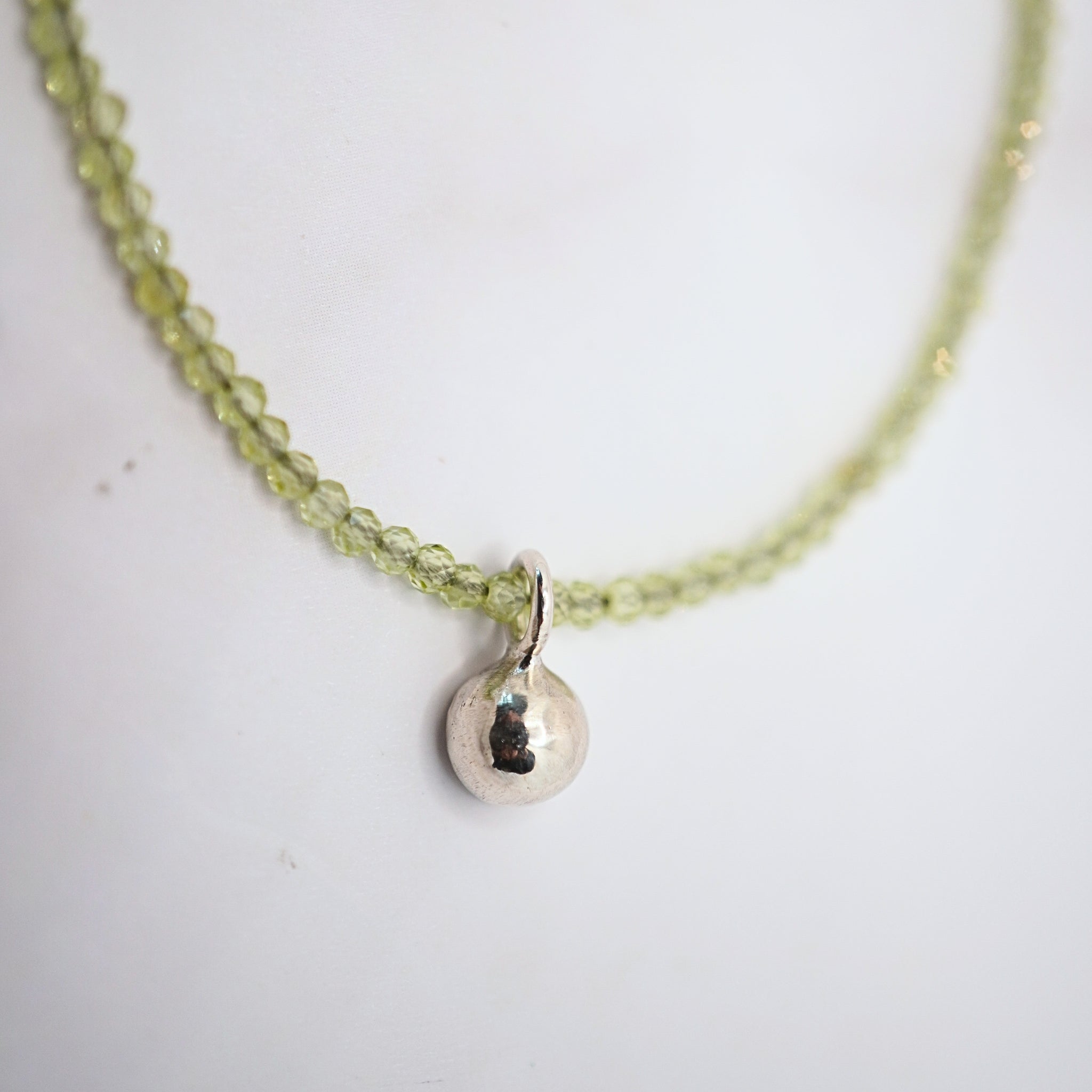 Silver Moissanite Necklace