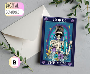 Digital Download Mom Tarot Card