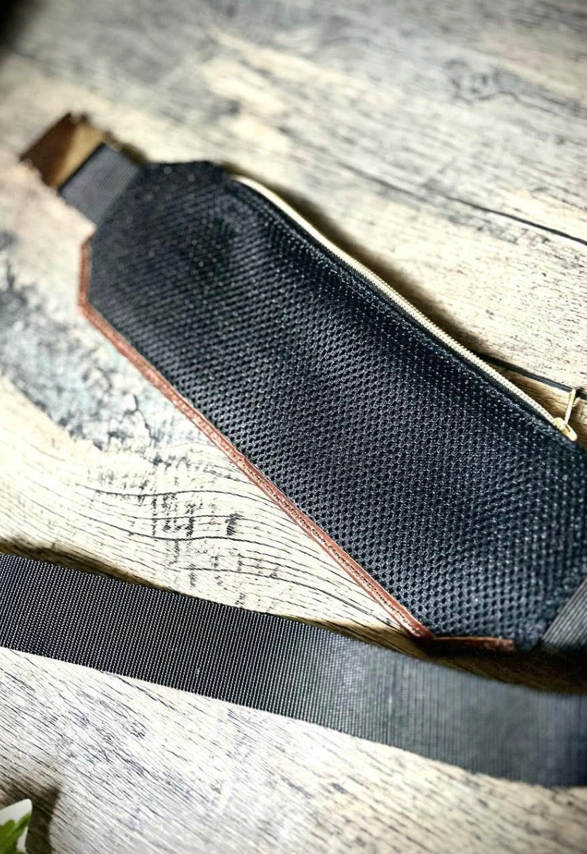 Handcrafted Leather Belt Purse