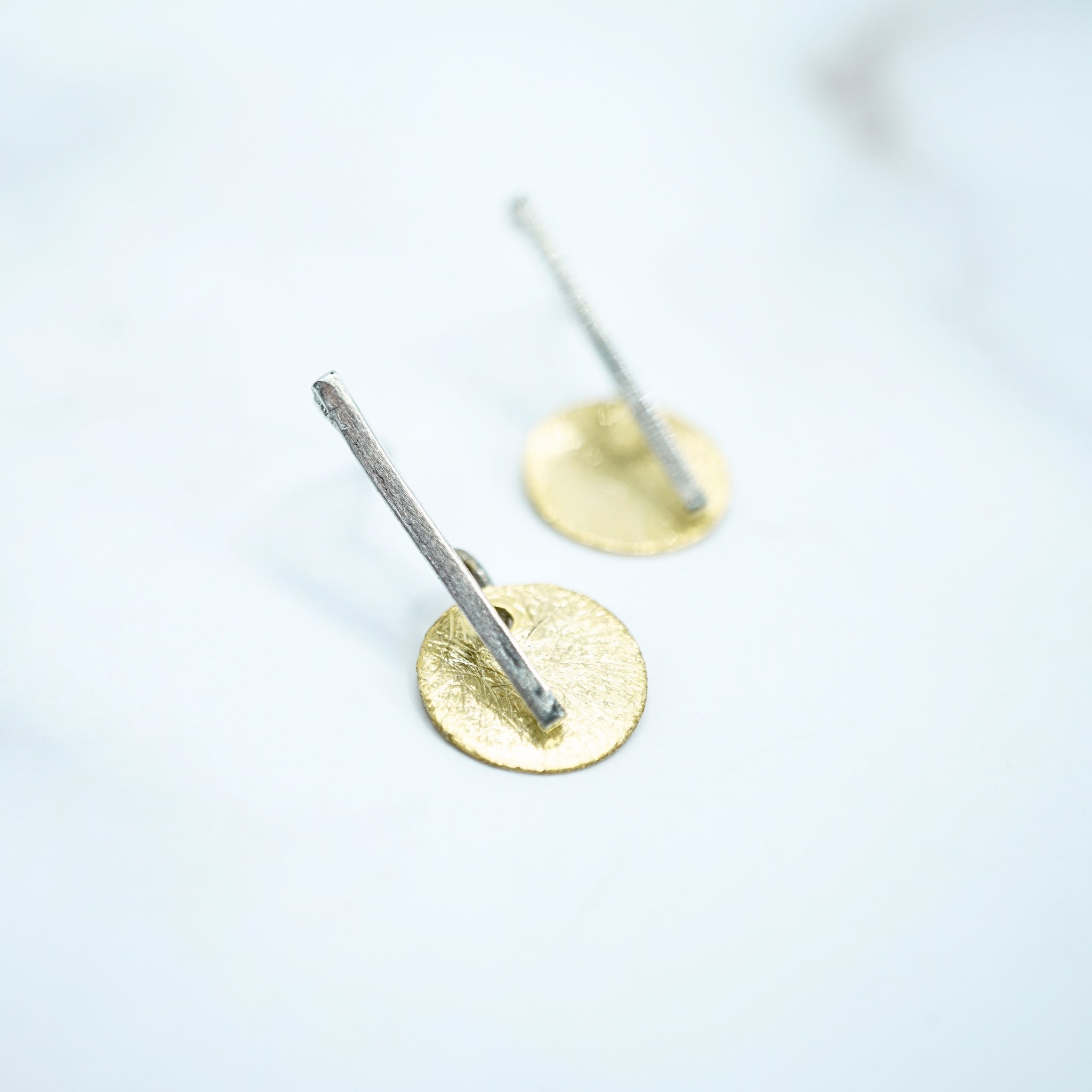 Silver and Gold Vermeil Earrings