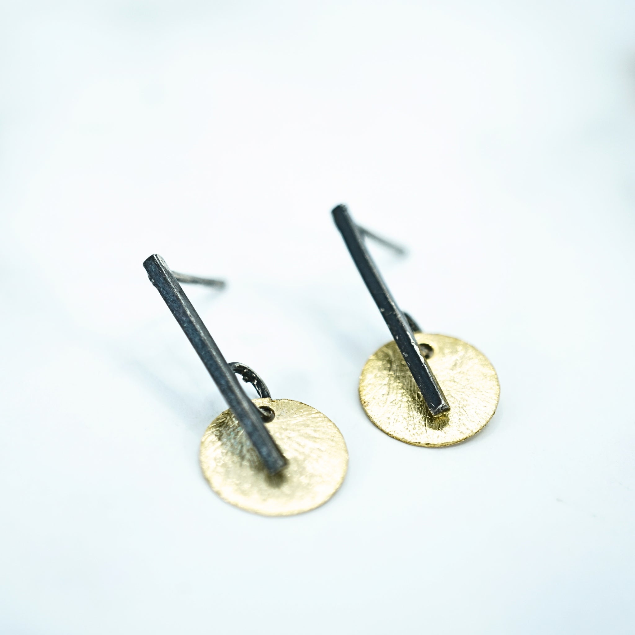 Silver and Gold Vermeil Earrings