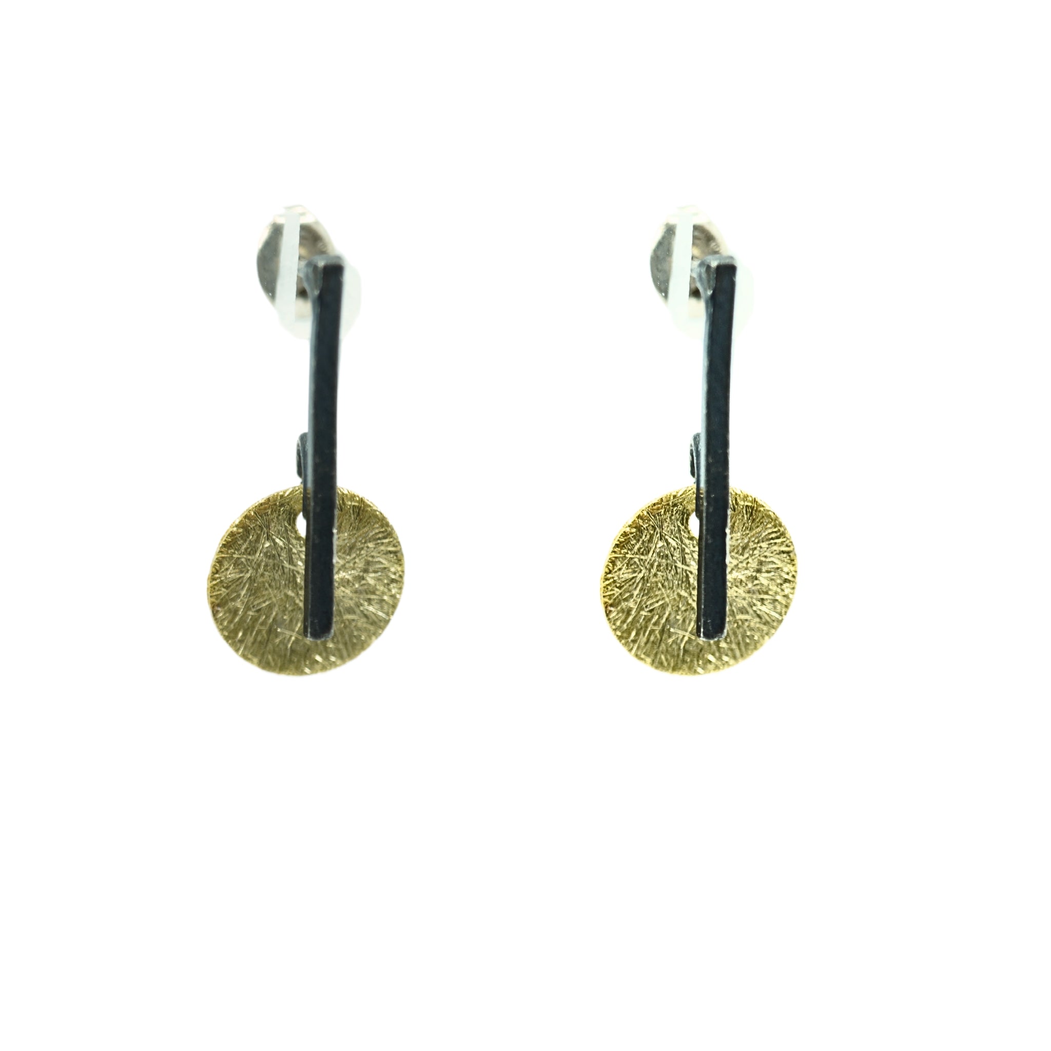 Silver and Gold Vermeil Earrings