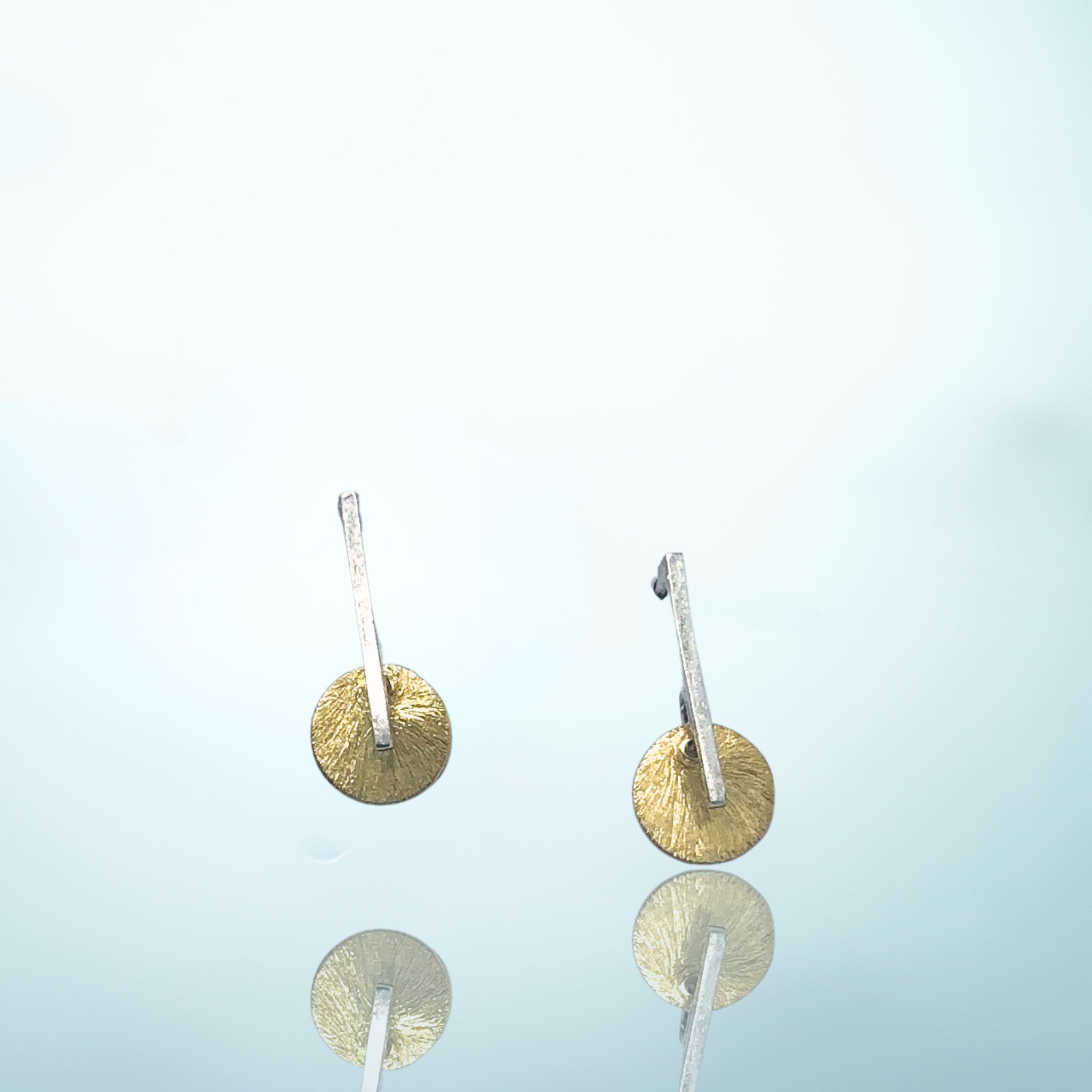 Silver and Gold Vermeil Earrings