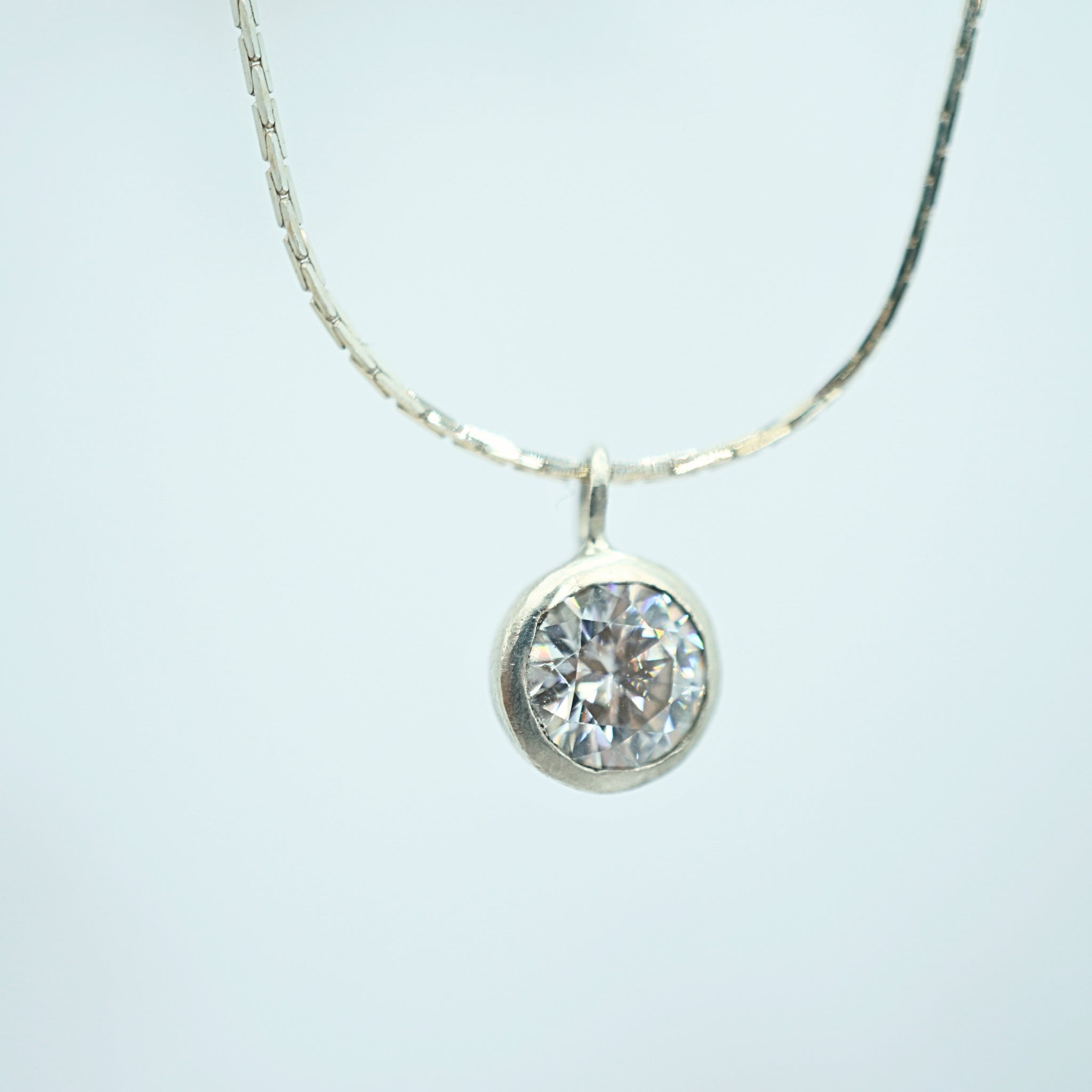 Solitaire Moissanite Necklace